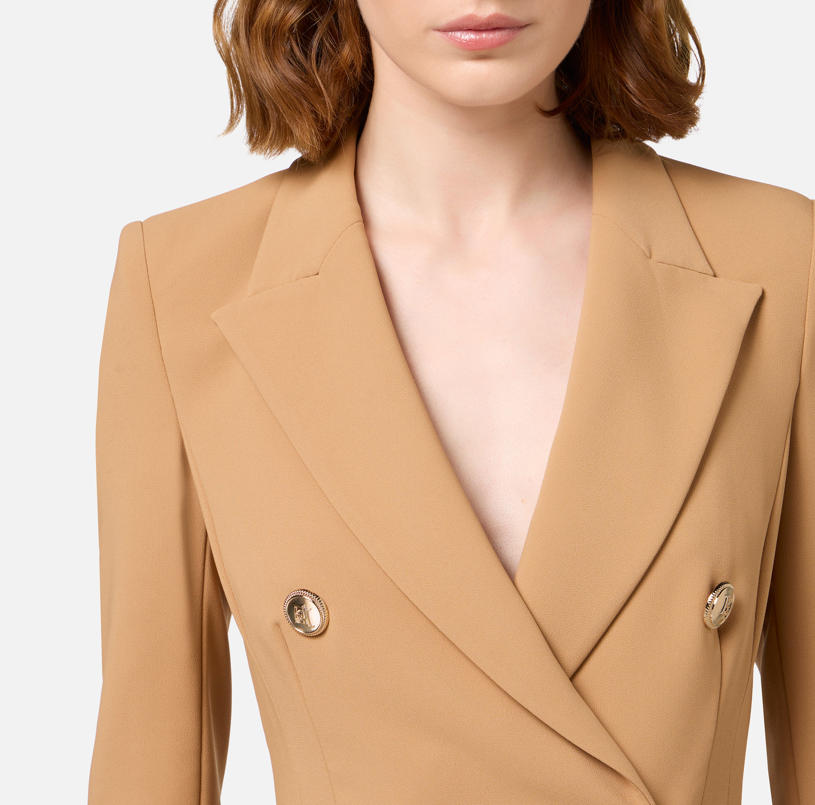 【25SS】 ELISABETTA FRANCHI ダブルブレストクレープスーツ 2色 Elisabetta Franchi Suits for Women | Online Sale up to 59