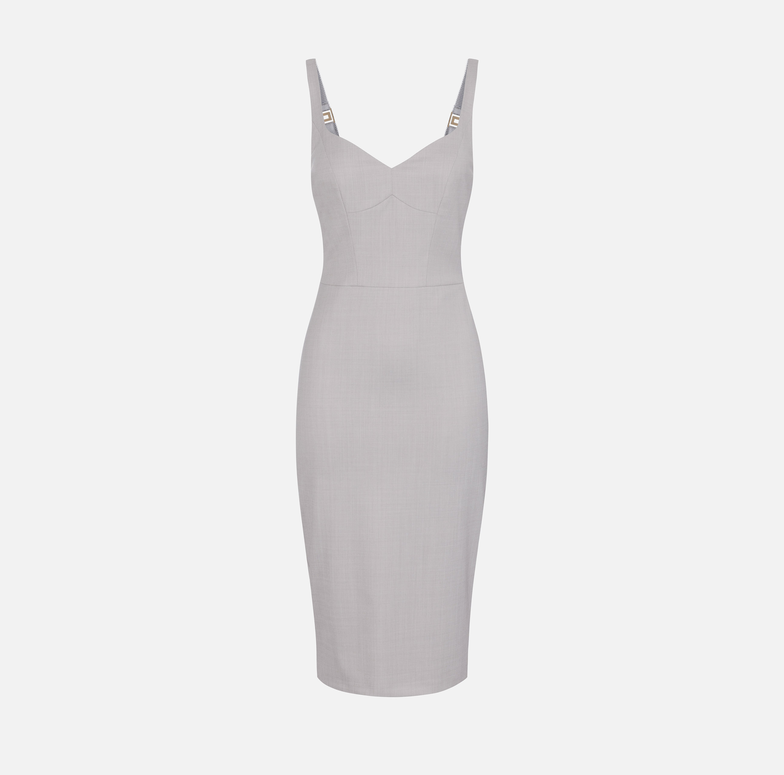 Mélange cool wool midi dress | Elisabetta Franchi