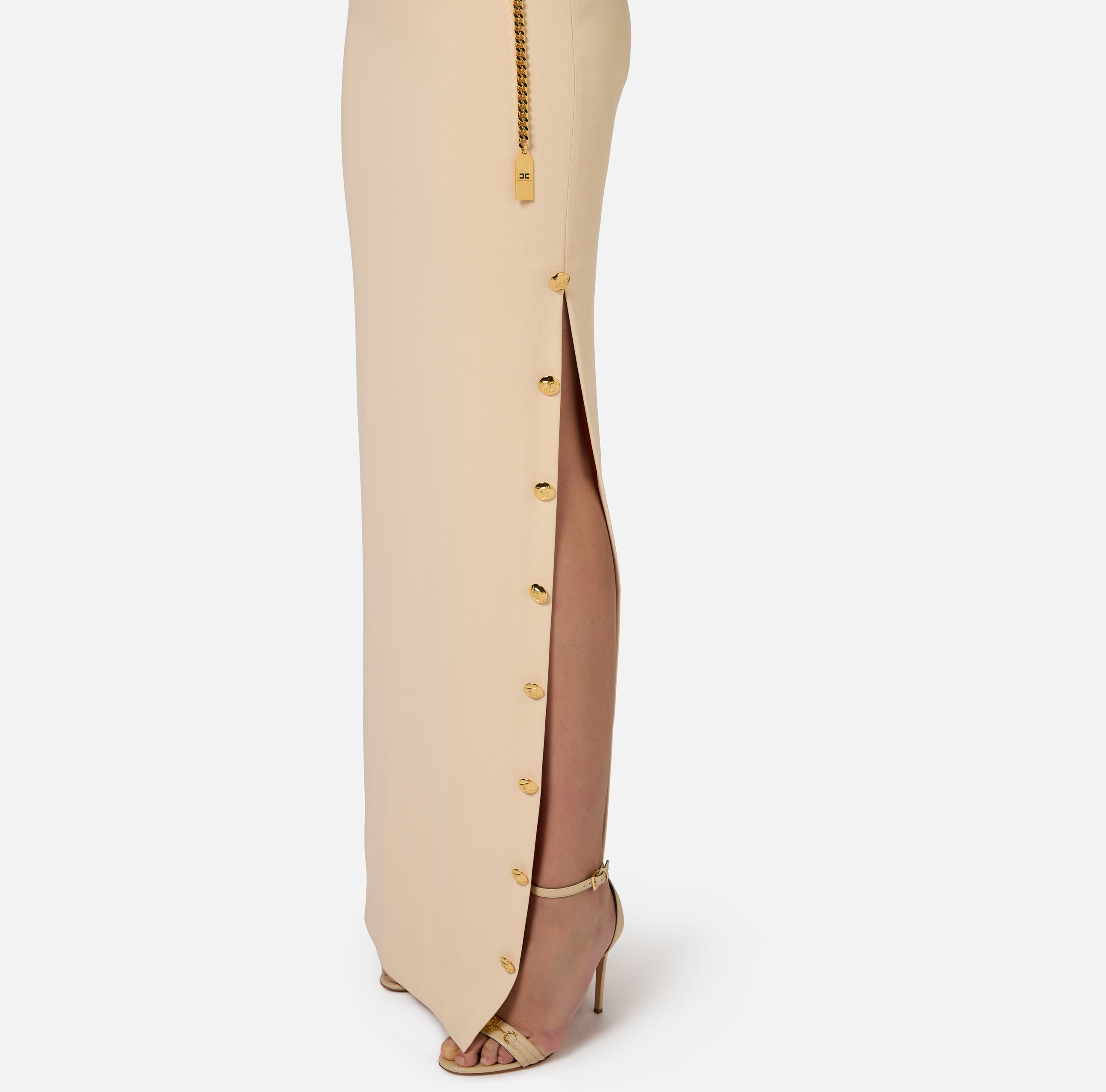 Abito red carpet in crêpe con scollo bustier | Elisabetta