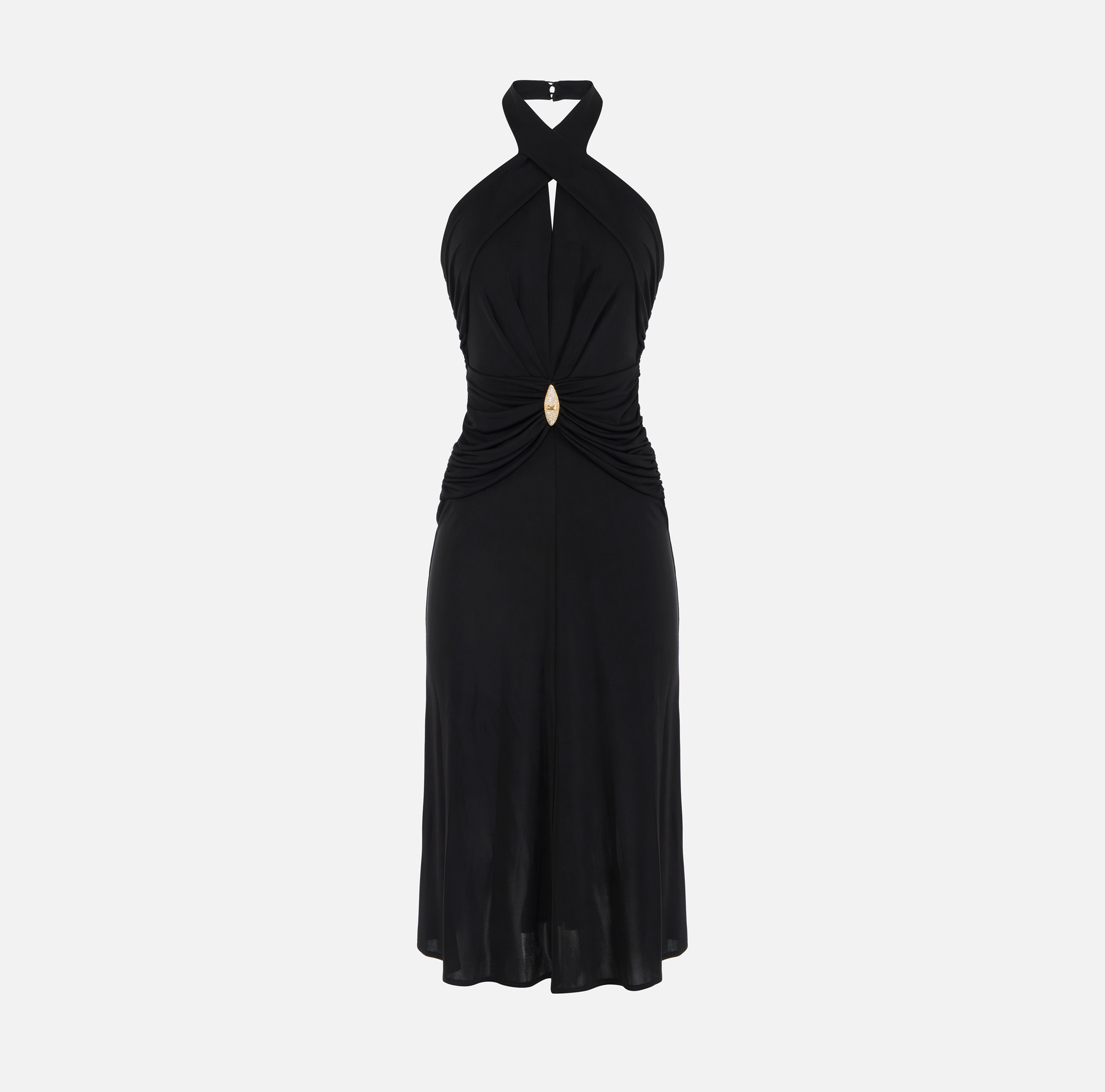 【年間ランキング6年連続受賞】 jersey lightweight in Dress fabric neckline crossover with ワンピース