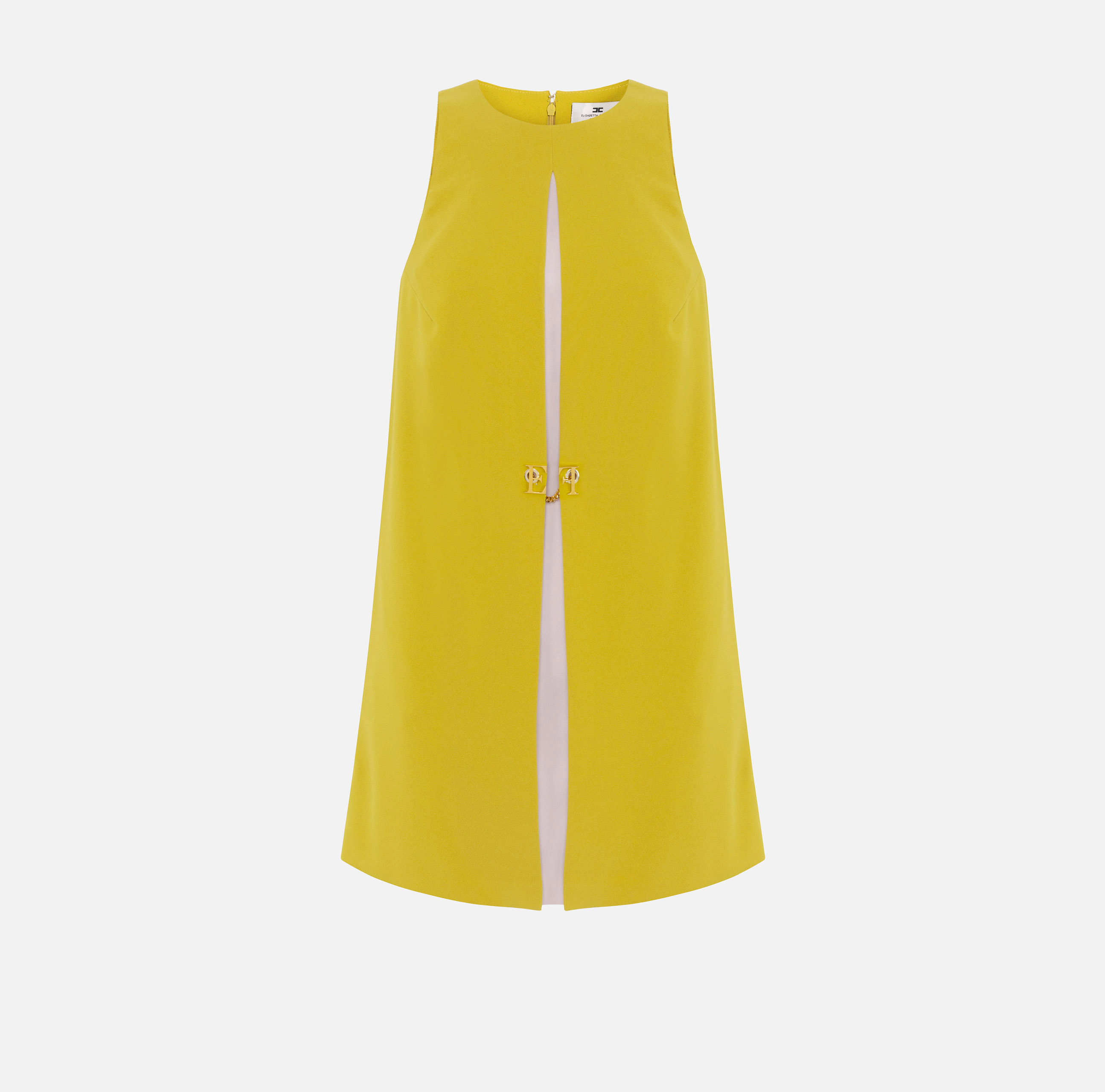 elisabetta franchi Robe en crêpe bicolore