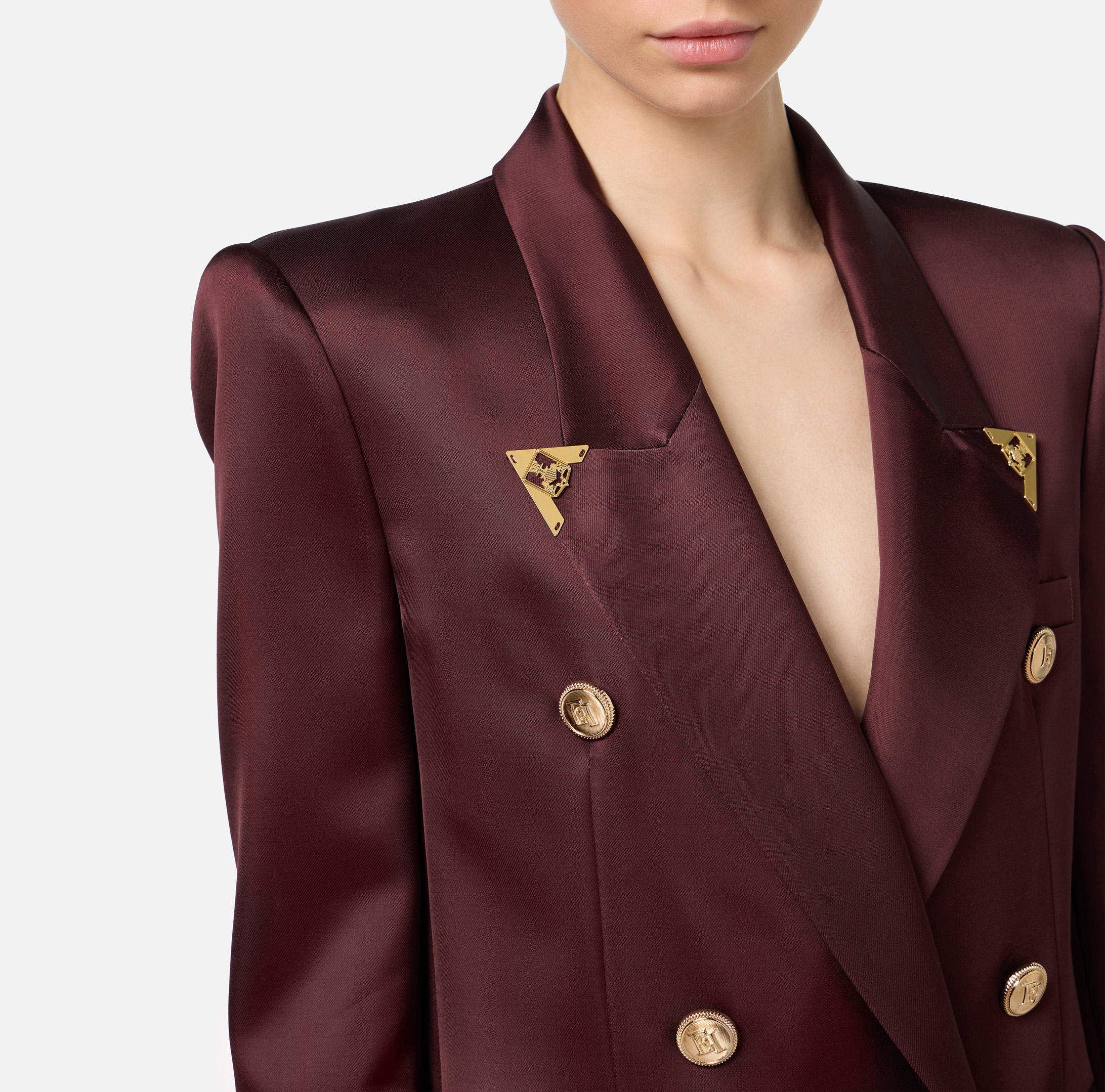 【25-26AW】ELISABETTA FRANCHI クールウールジャケット ３色 25SS】 ELISABETTA FRANCHI クール ウール ジャケット 2色
