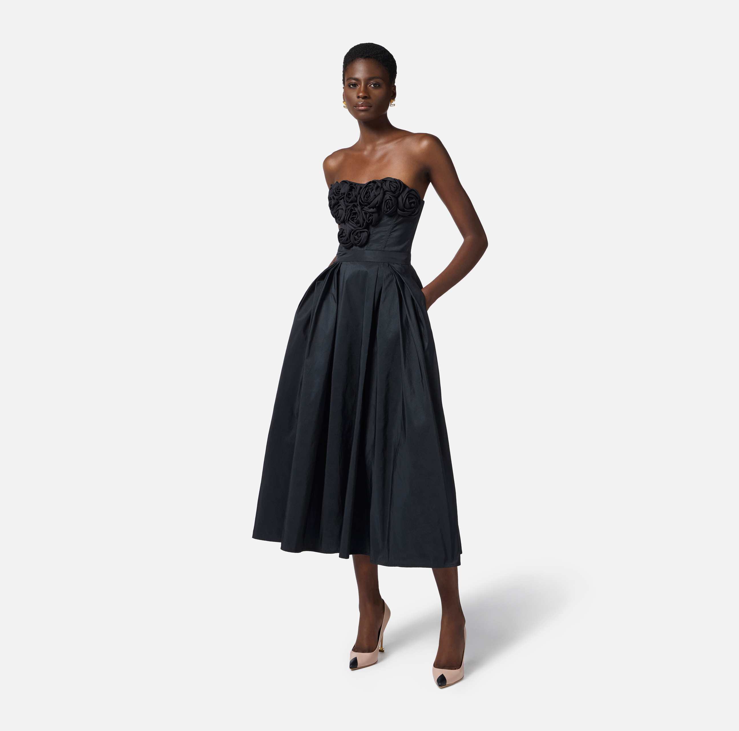 Elisabetta Franchi - Pencil dress black - The Corner