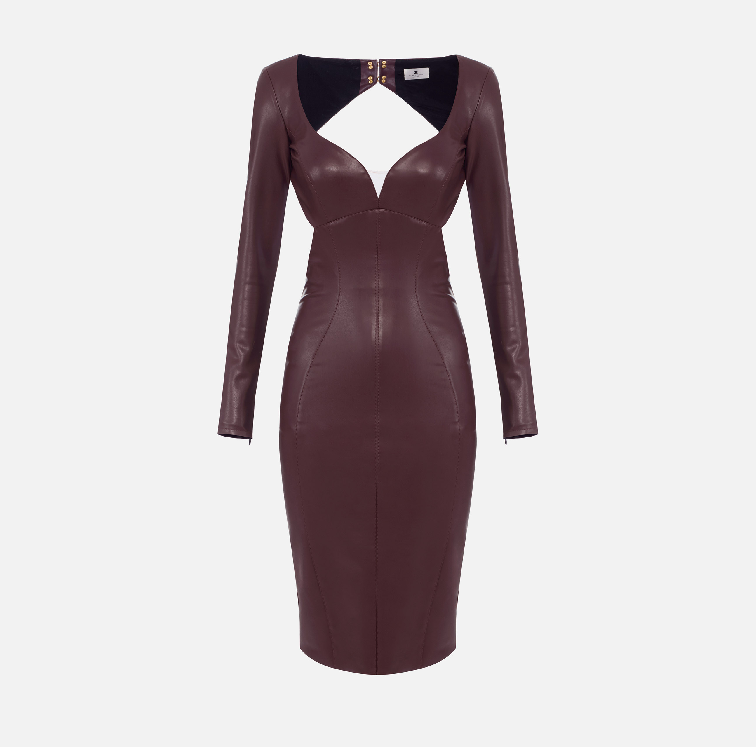 Dress with cut-outs and jewel clasps | Elisabetta Franchi