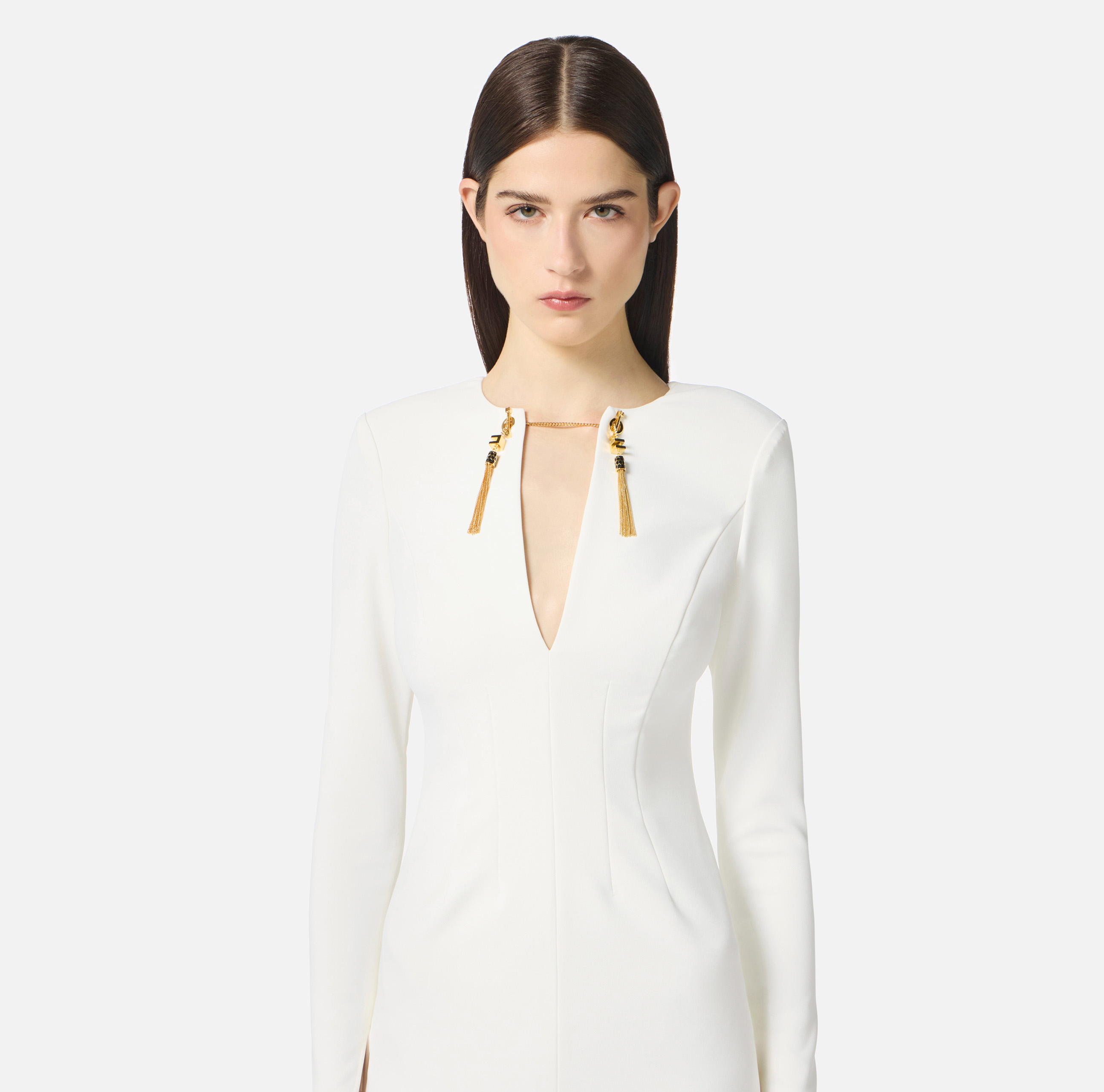 スーツ・フォーマル・ドレス Elisabetta franchi dress Dress Navy Elisabetta Franchi - Le Follie Shop