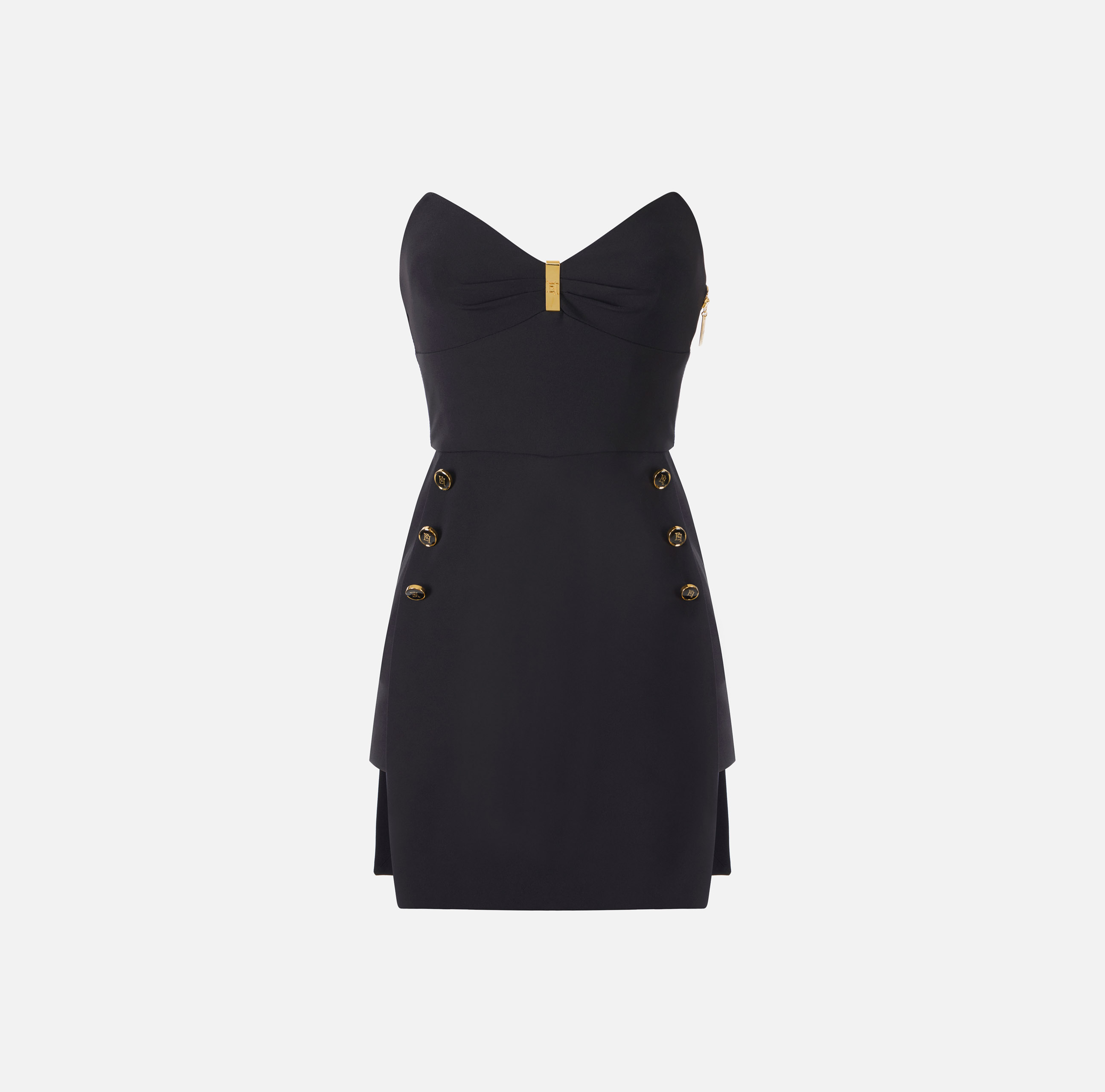 ゆずELISABETTA FRANCHI イタリア　ベア　ドレス　ブラック ゆずELISABETTA FRANCHI イタリア ベア ドレス ブラック ゆず