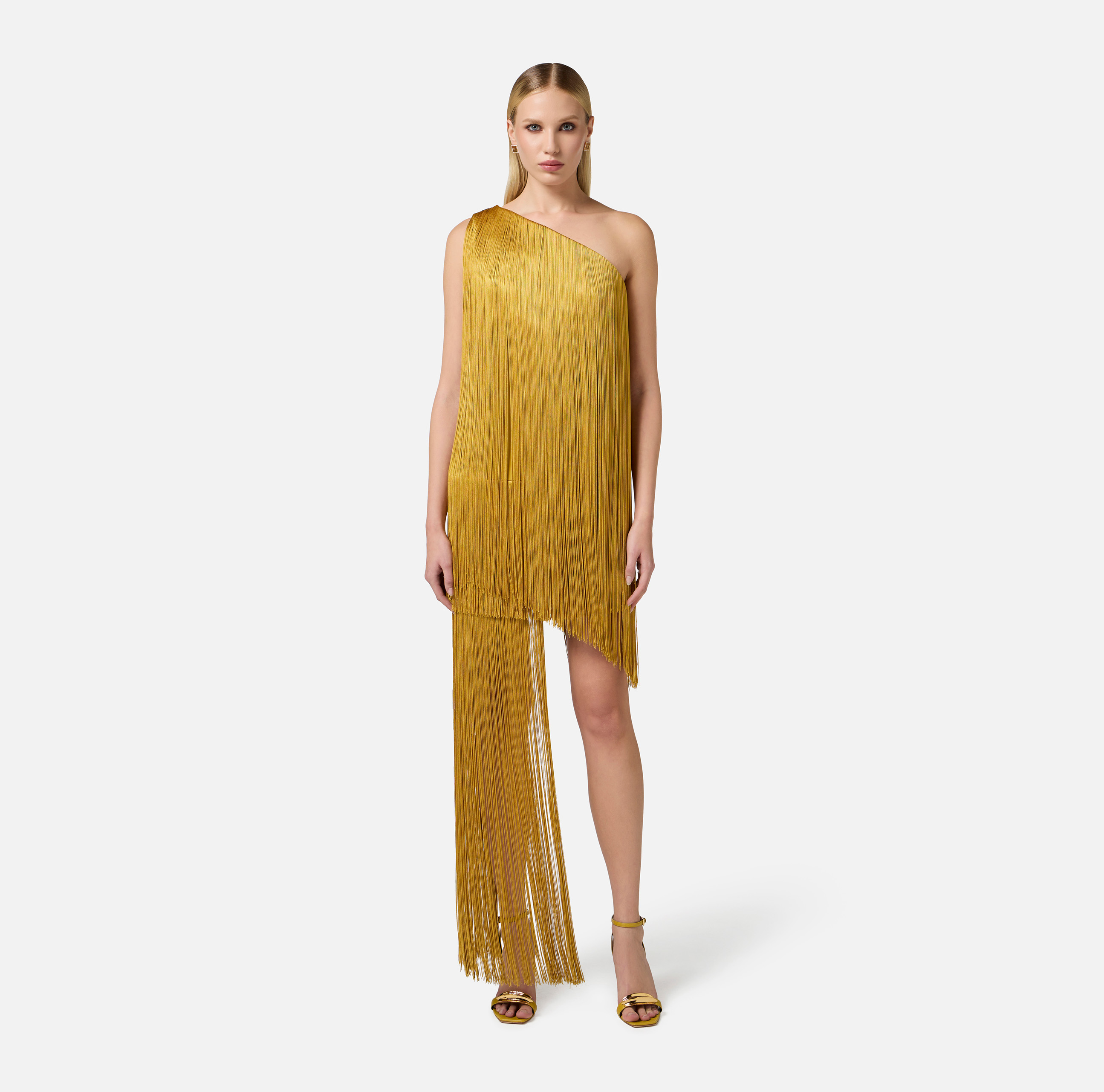 ワンピース ELISABETTA FRANCHI Two-piece dress Elisabetta Franchi lurex jersey dress for women ab53441e2