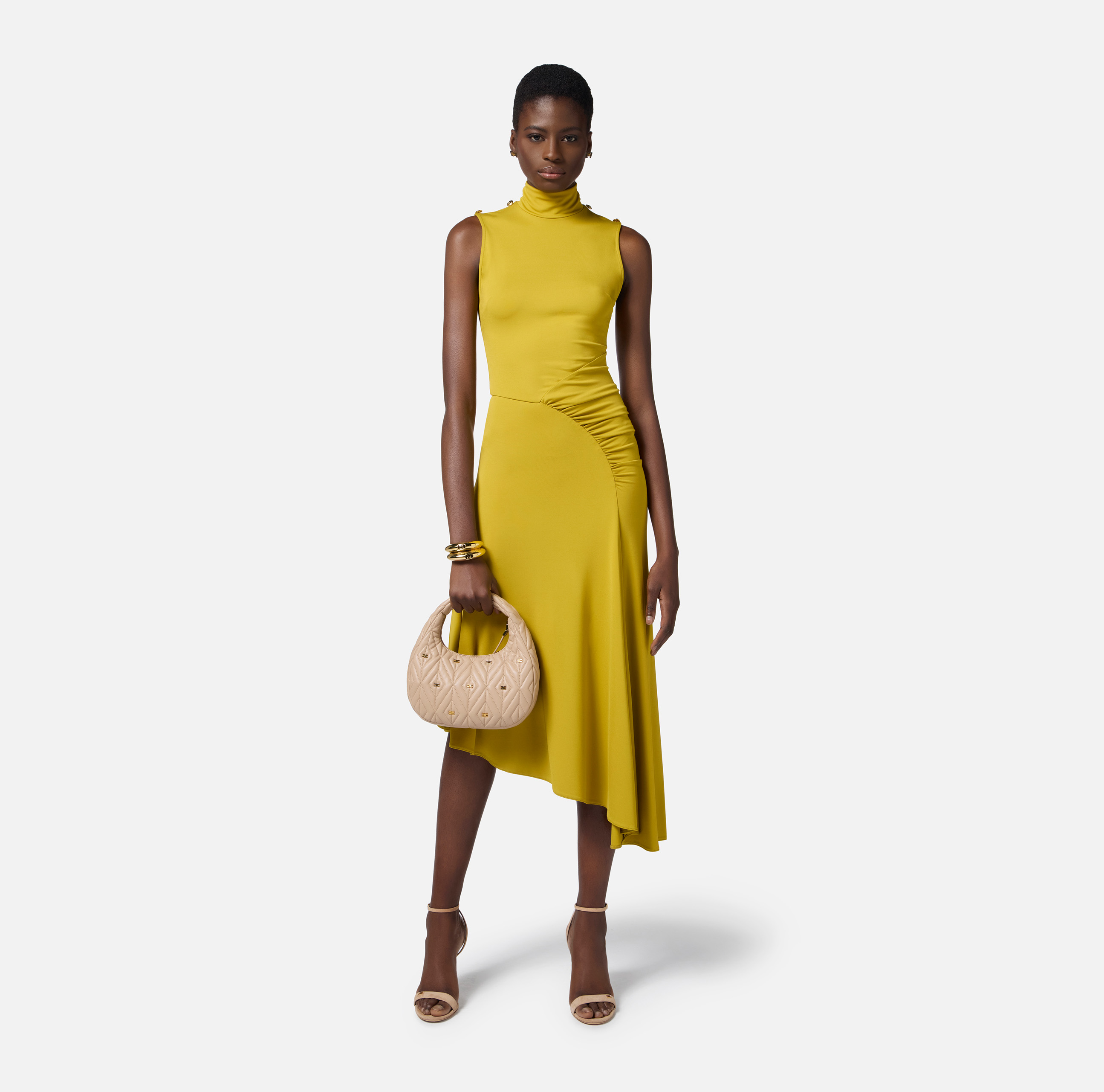 サカイ ﾈｲﾋﾞｰ 24-07302 Floral Print Cotton Jersey Dress 2  