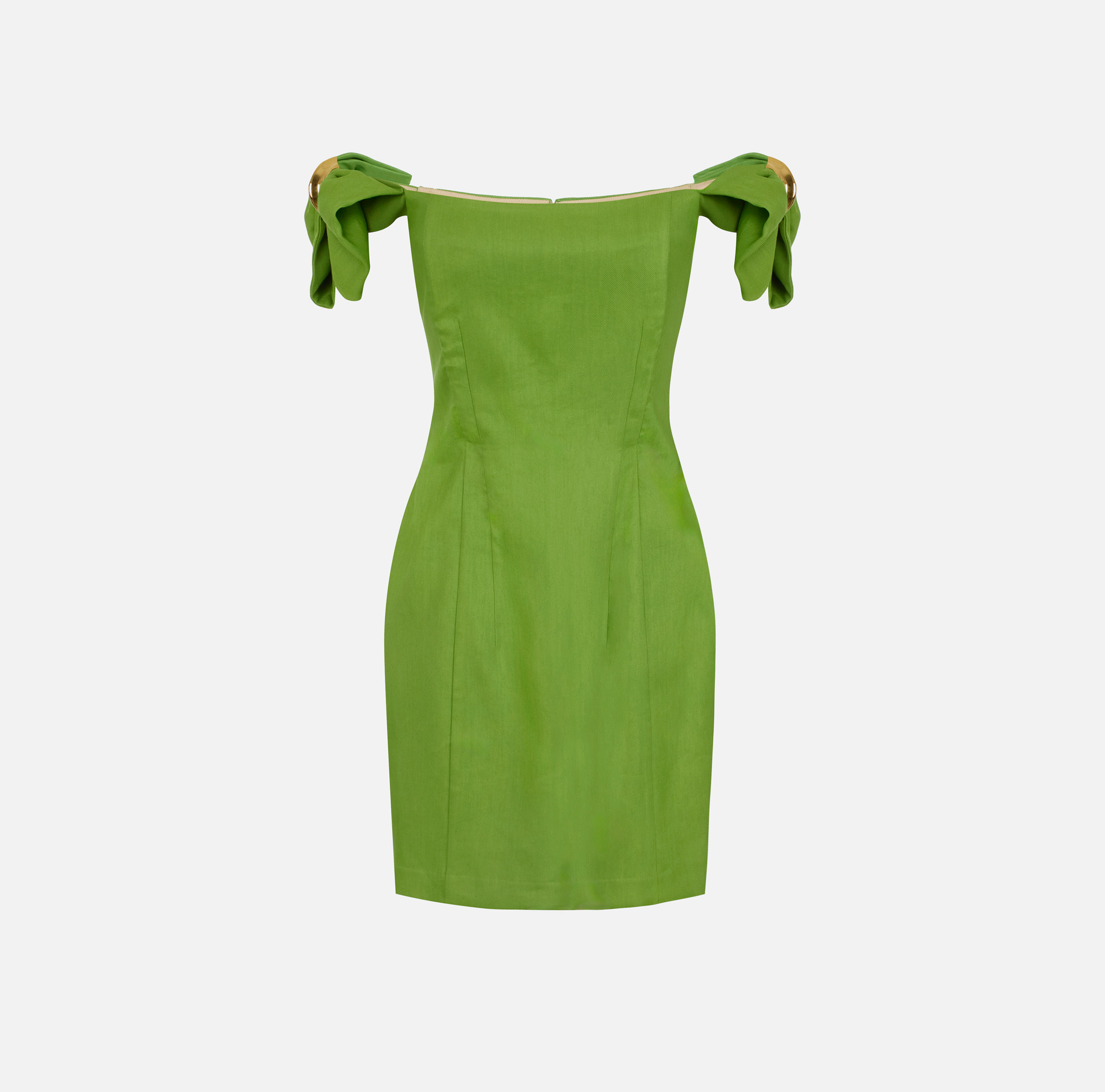Linen-blend mini dress | Elisabetta Franchi