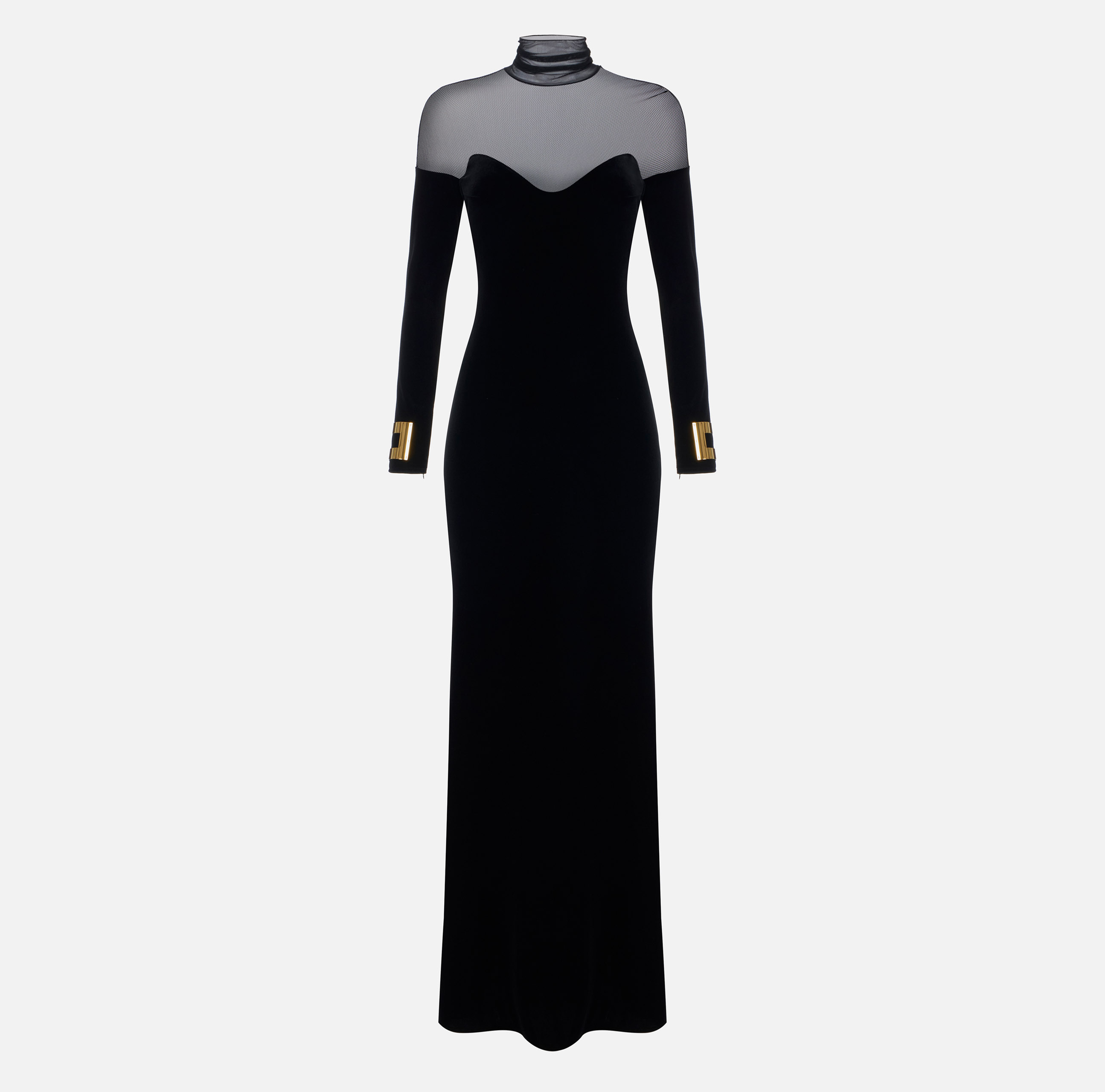 elisabetta franchi jewelled bow jersey maxi dress Womenswear A-line wedding dress