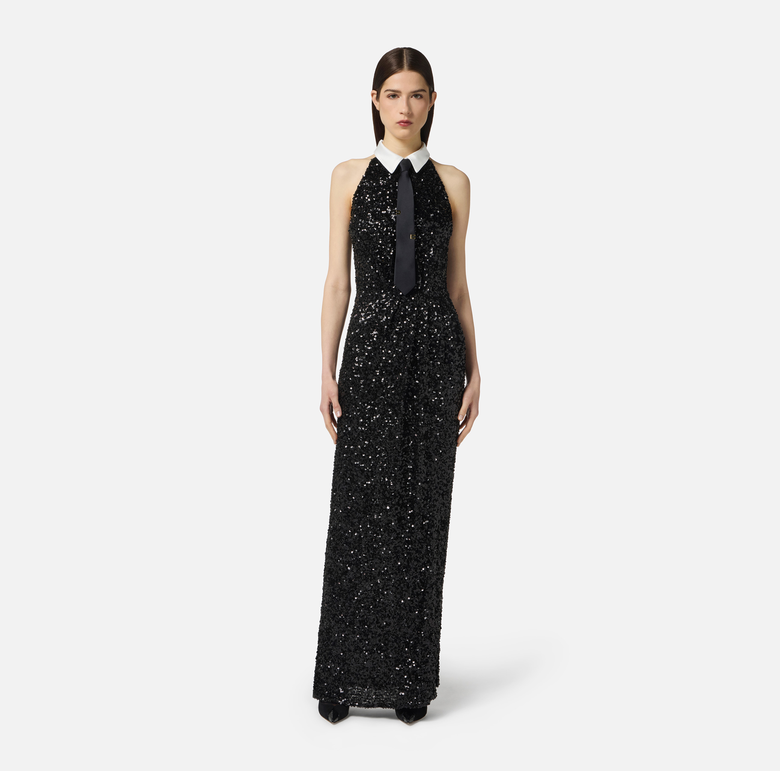ゆずELISABETTA FRANCHI イタリア　ベア　ドレス　ブラック ゆず様専用ELISABETTA FRANCHI イタリア ベア ドレス ブラック