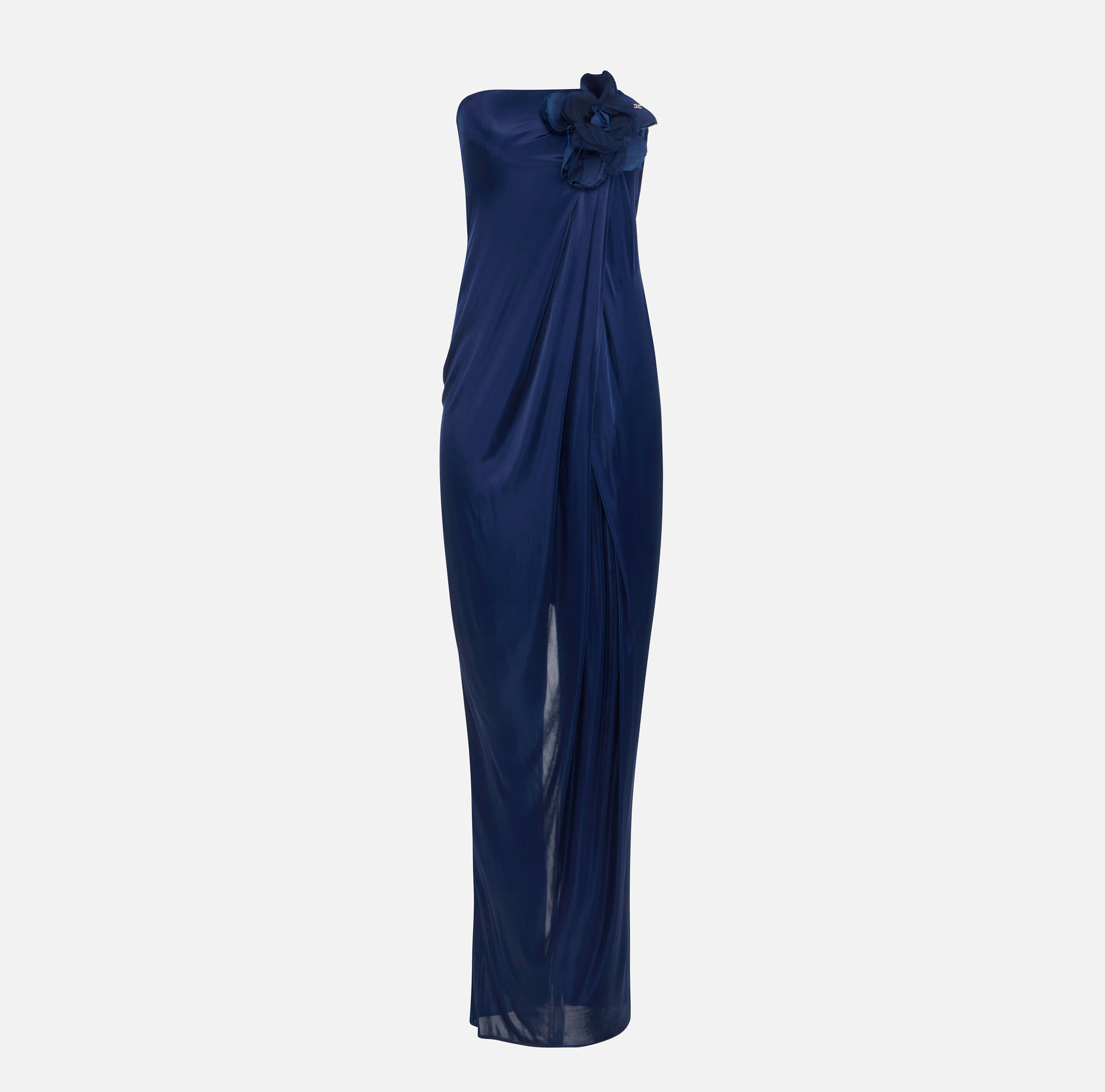 【ELISABETTA FRANCHI】レッドカーペットドレス ELISABETTAFRANCHI ロング レッドカーペットドレス 肩パッド