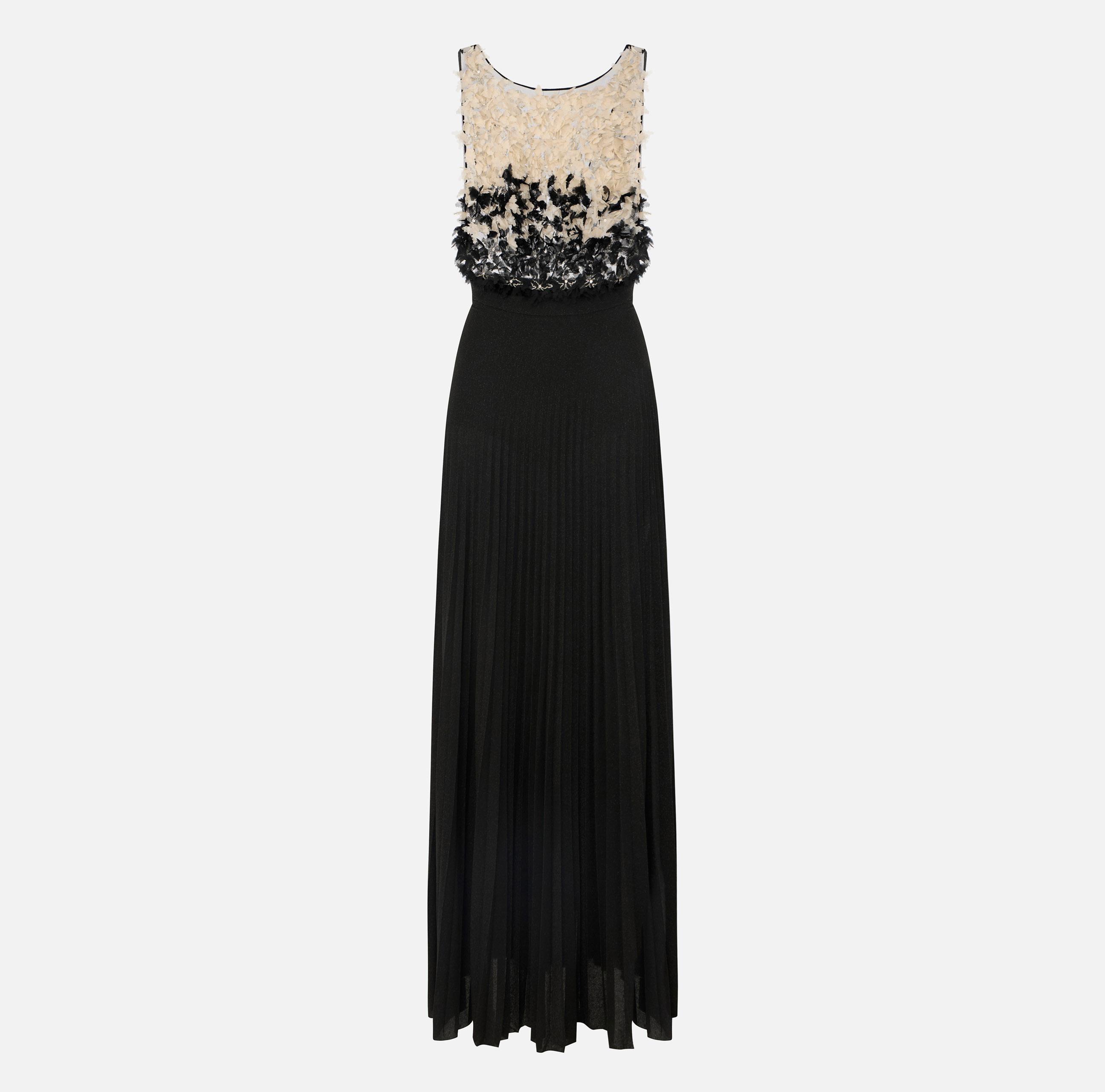 Elisabetta Franchi Red Carpet tulle and lurex jersey dress Elisabetta Franchi Red Carpet tulle and lurex jersey dress