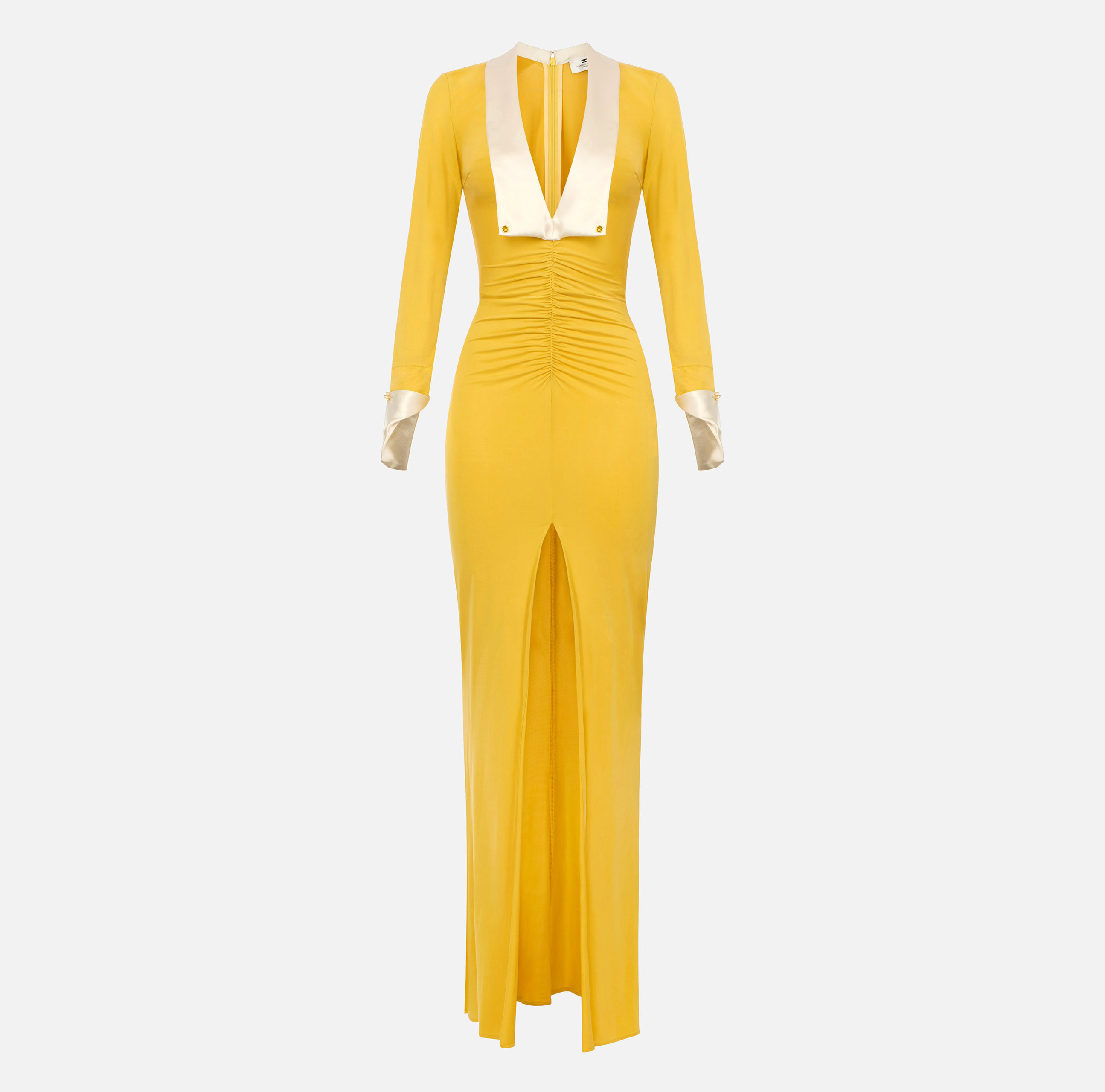 Red Carpet dress in cupro jersey fabric | Elisabetta Franchi