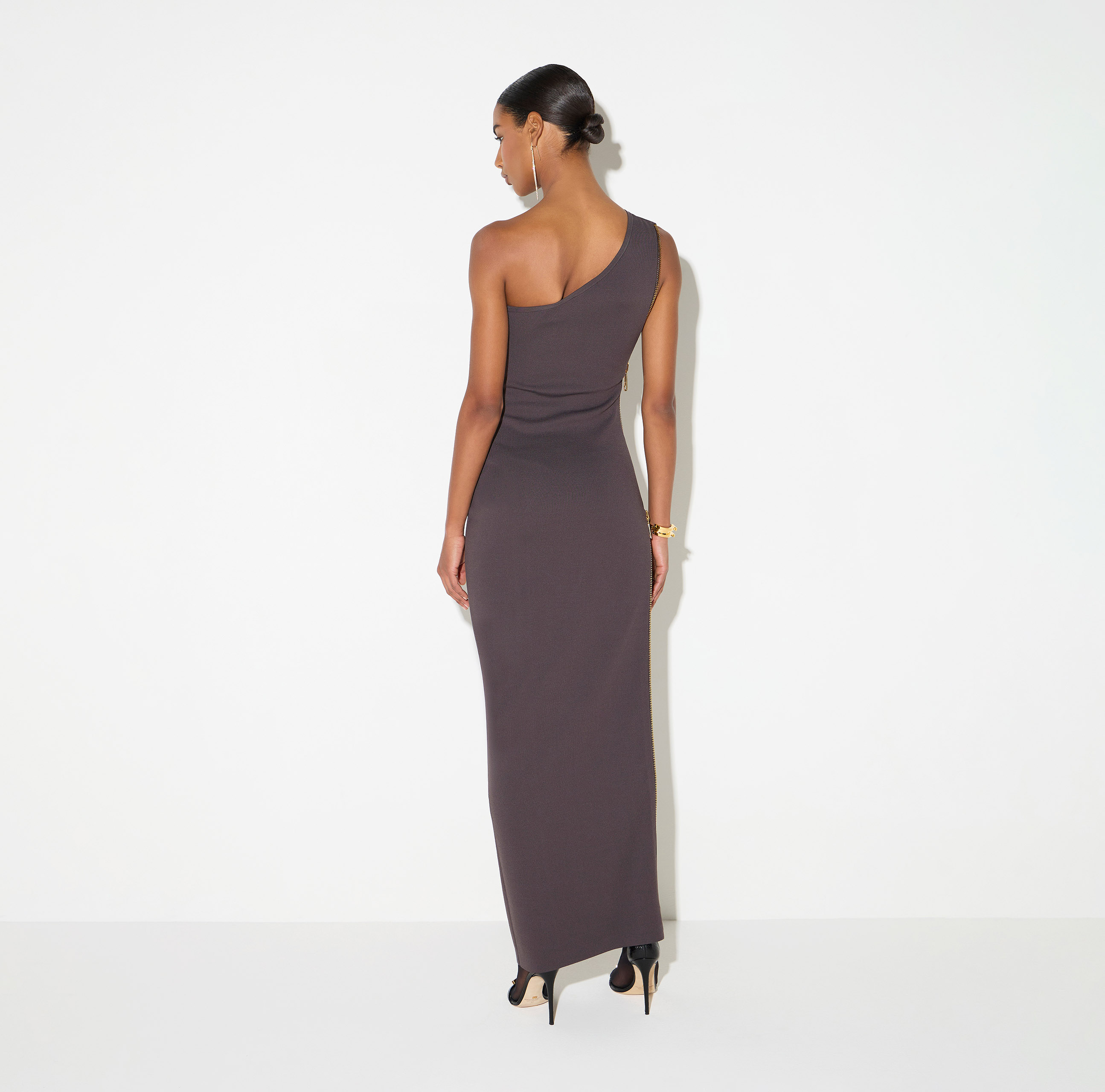 Red Carpet knit dress with zip | Elisabetta Franchi