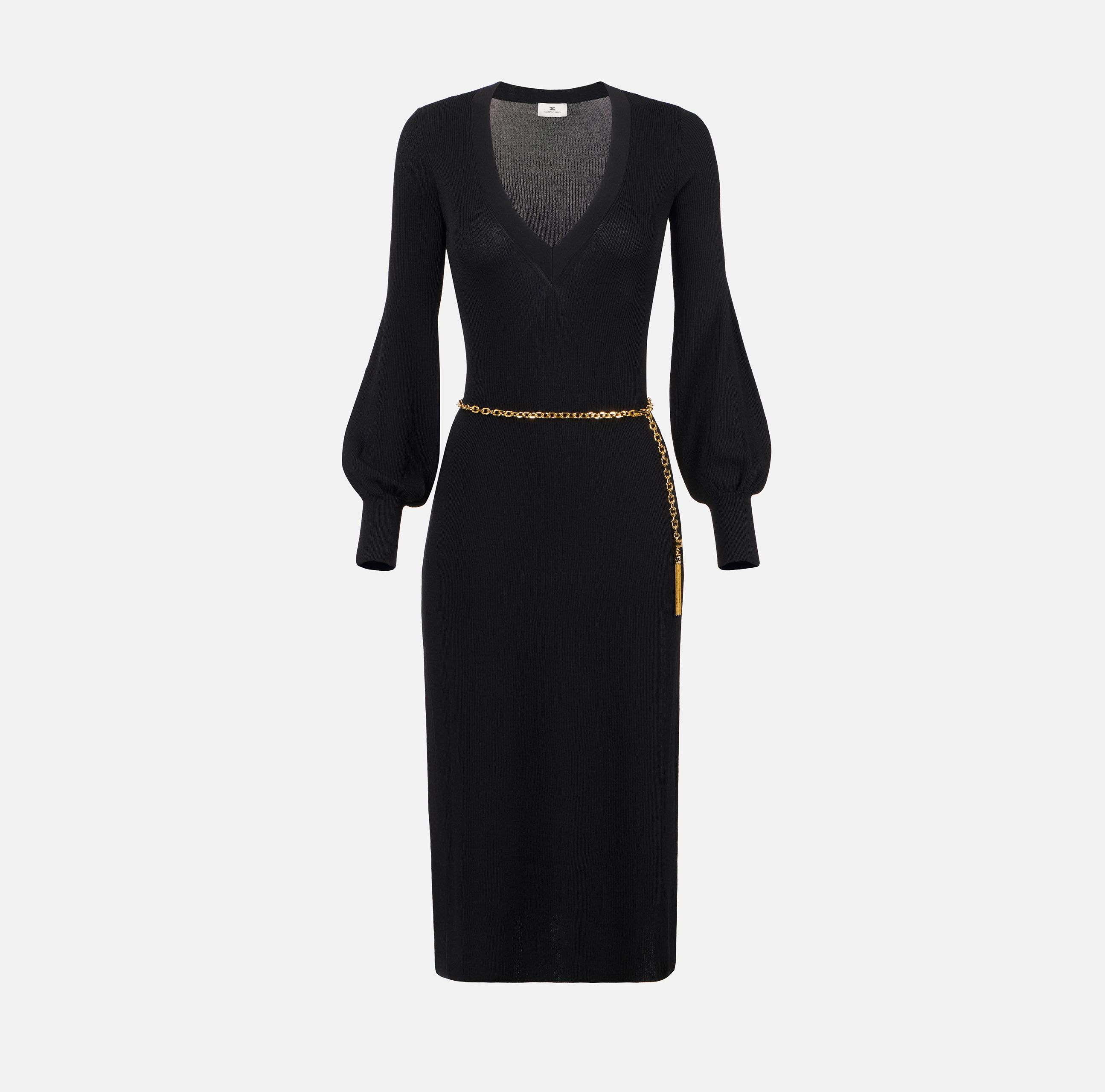 Elisabetta Franchi モノグラム ロングスリーブ ブラウス Elisabetta Franchi ロングスリーブ トップ | ブラウン | FARFETCH JP