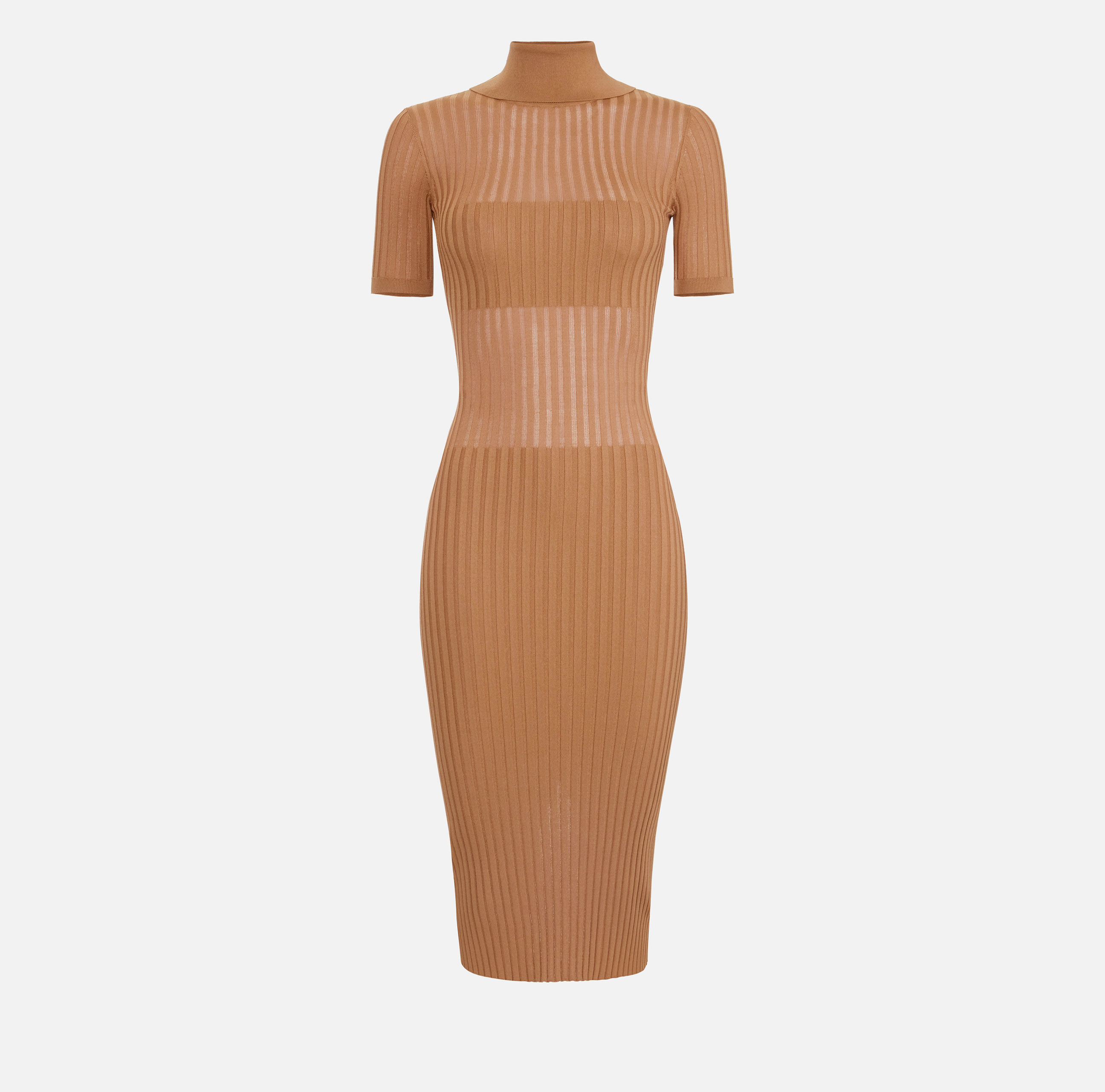 knit tie dress Cotton Blend Knit Tie Dress main image 0