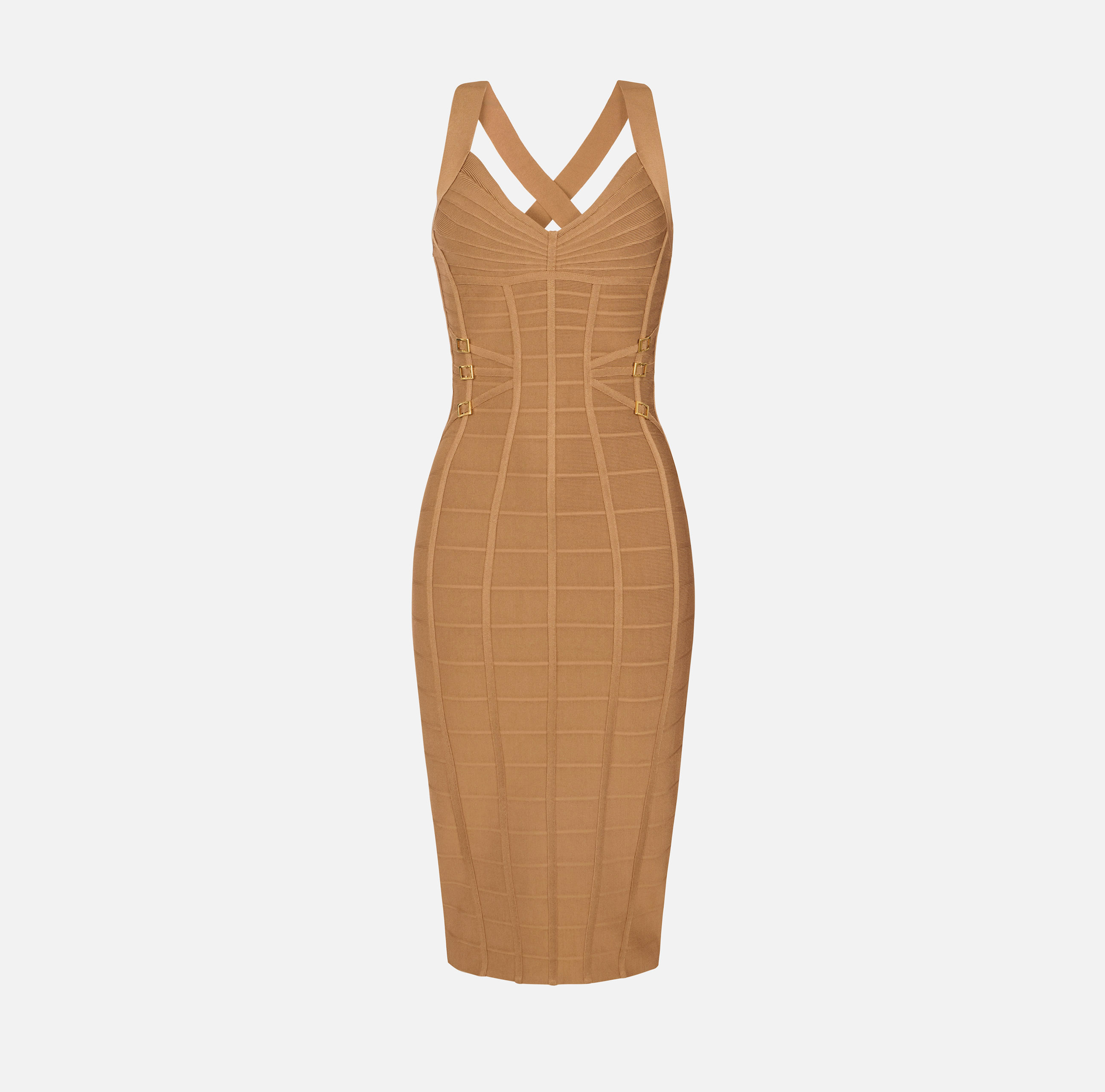 Knit 3D pencil dress | Elisabetta Franchi