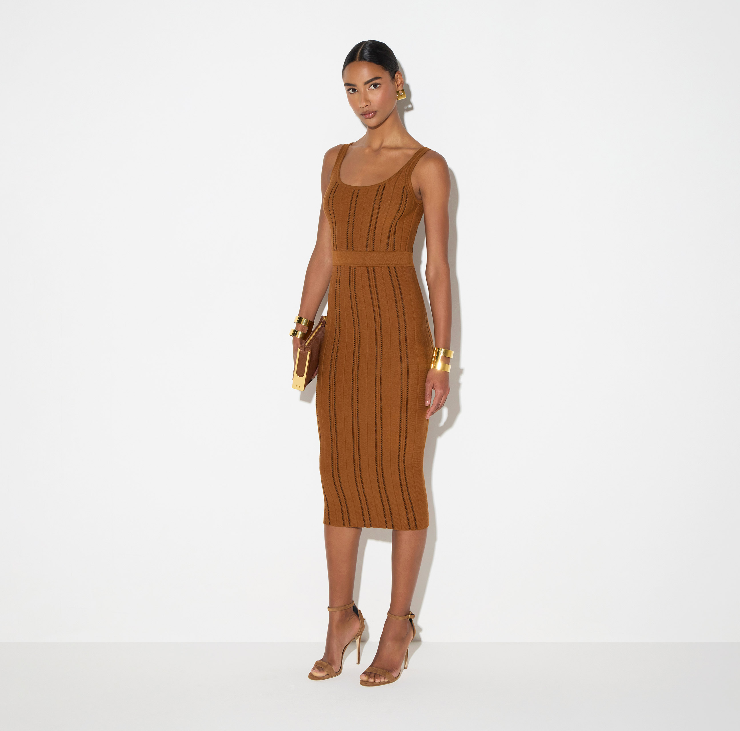 Origami dress in knit fabric | Elisabetta Franchi