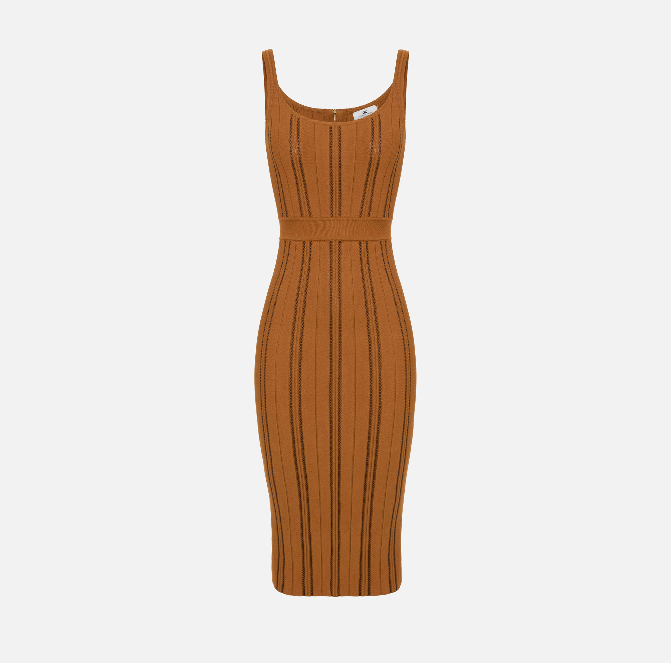 ethical bodycon dress Dresses Elisabetta Franchi: Elegant Dresses for big occasions Color:COASTAL SAND