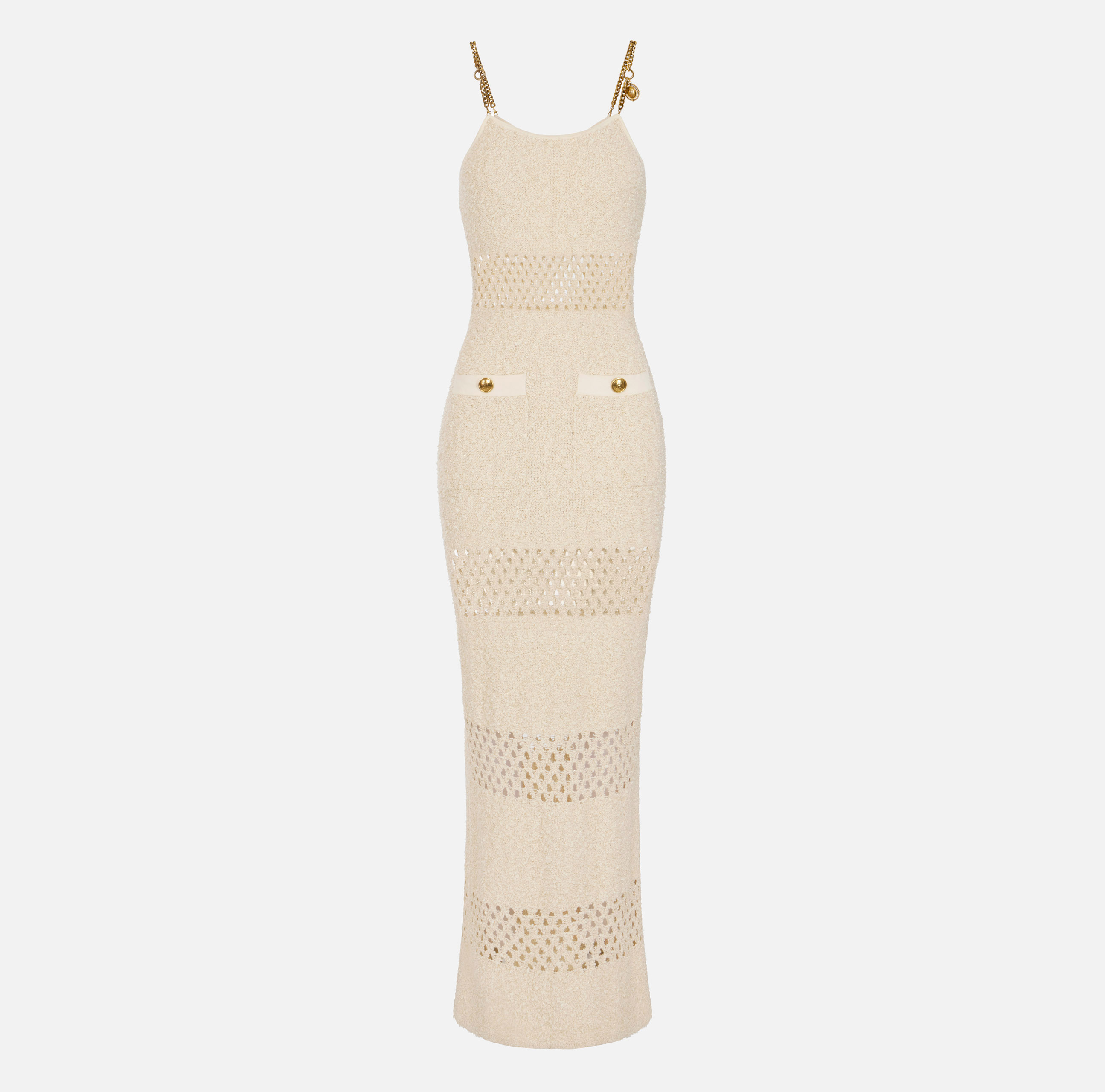 Bouclé knit dress with cut-outs | Elisabetta Franchi
