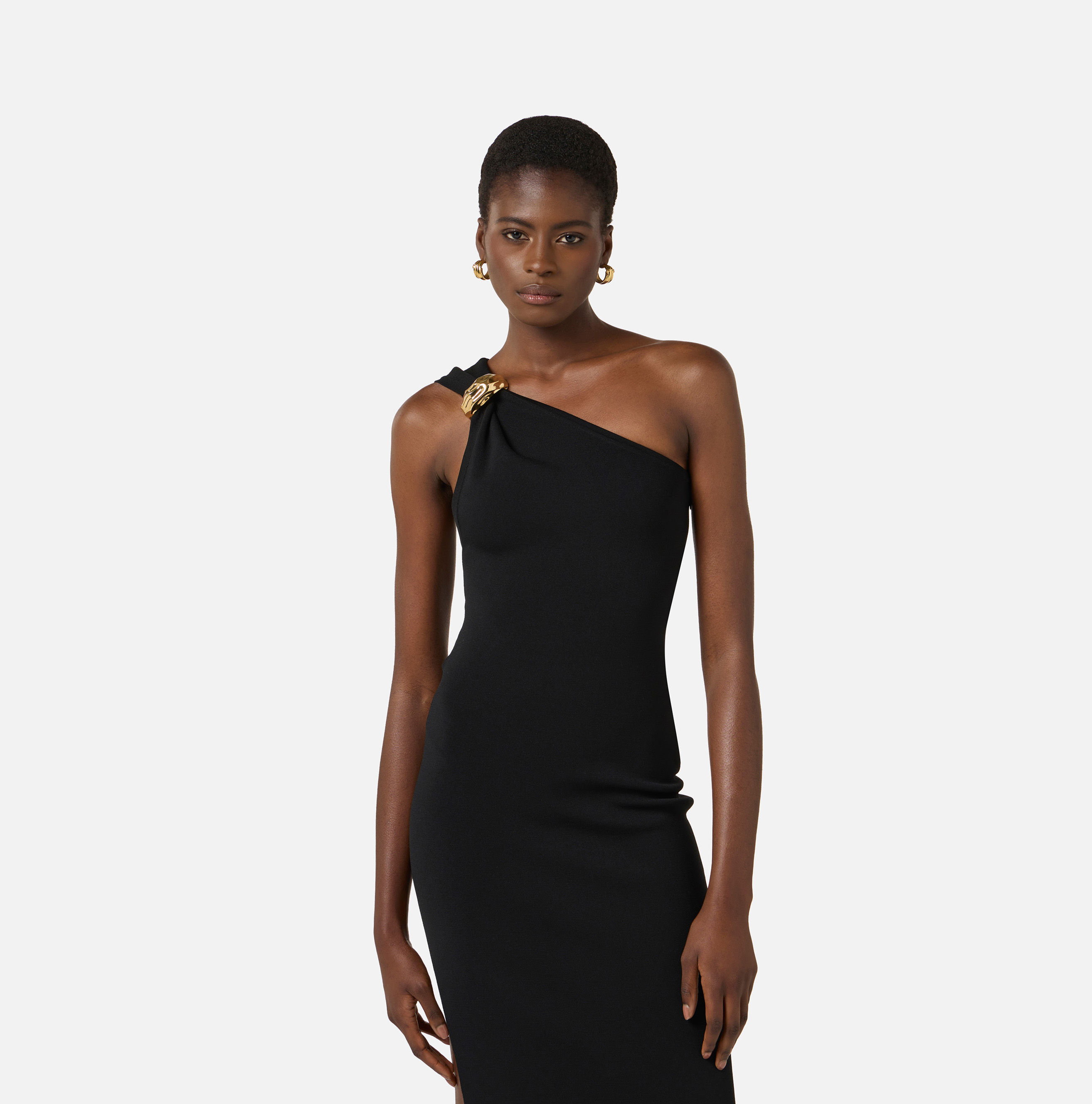 Red Carpet full Milano stitch knit dress | Elisabetta Franchi