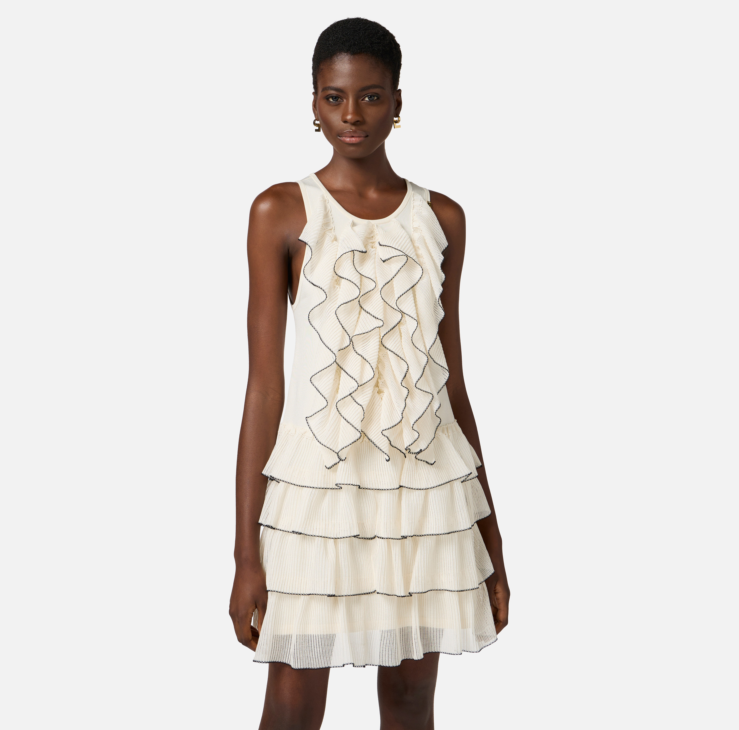 Mini Dresses Elisabetta Franchi: Elegant Short Dresses, for