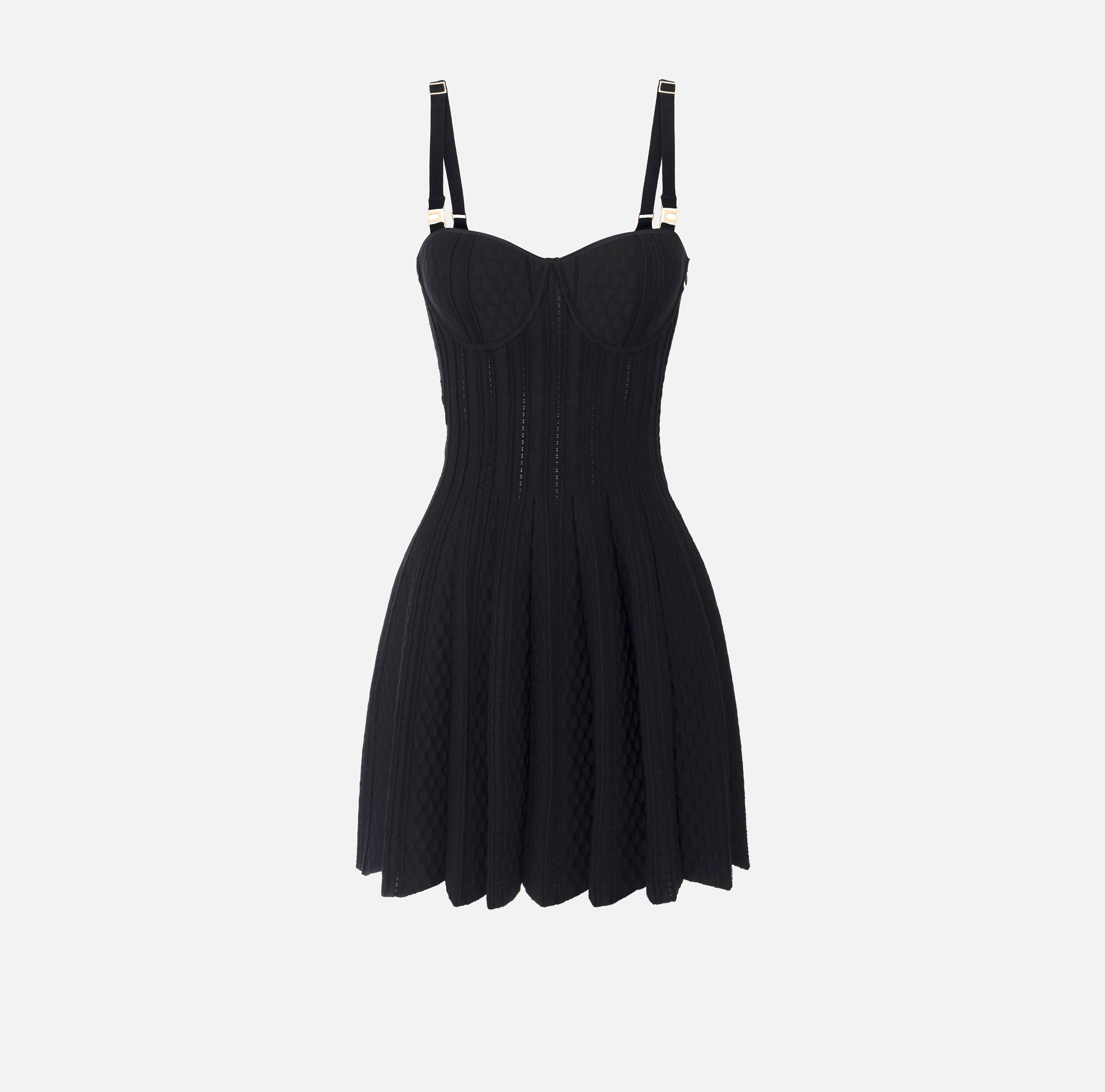 国内発送関込【ELISABETTA FRANCHI】Knit Dress Knit dress with pleats | Elisabetta Franchi