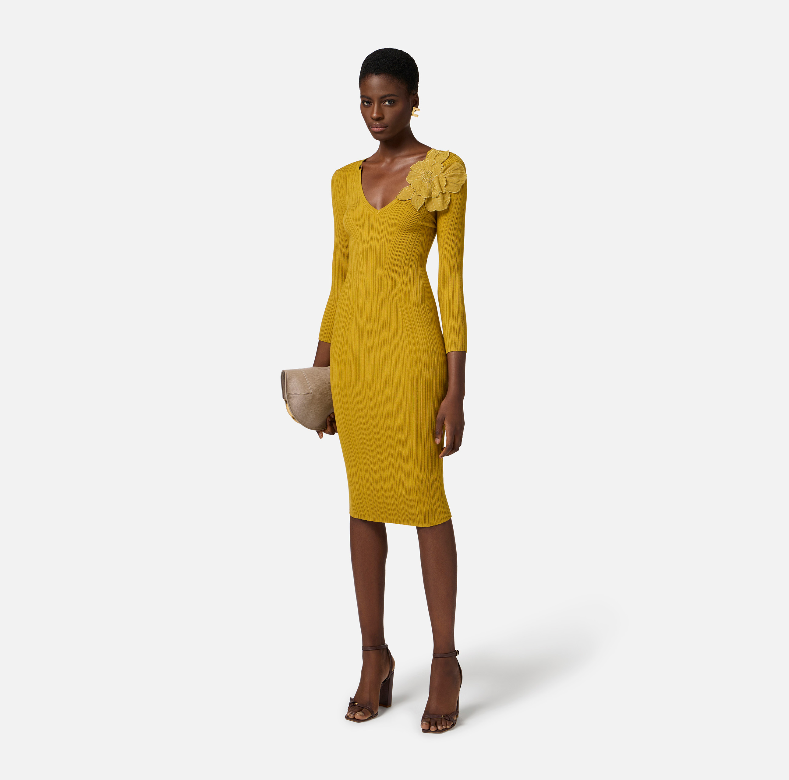 Bodycon Dresses Elisabetta Franchi: Elegant Dresses for big Bodycon Dresses Elisabetta Franchi: Elegant Dresses for big