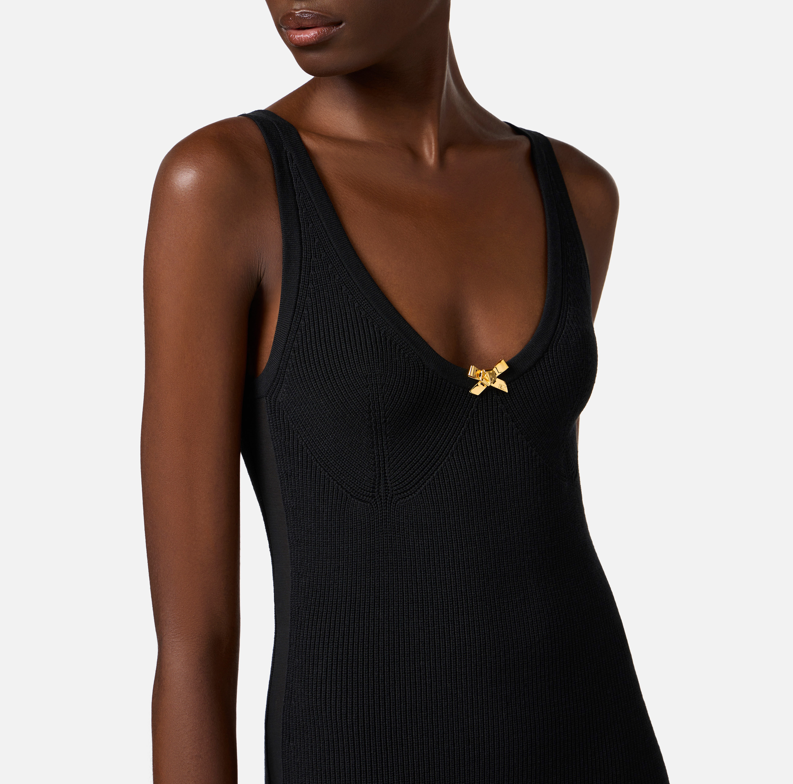 ELISABETTA FRANCHI ワンピース セーラー 碇モチーフ 40