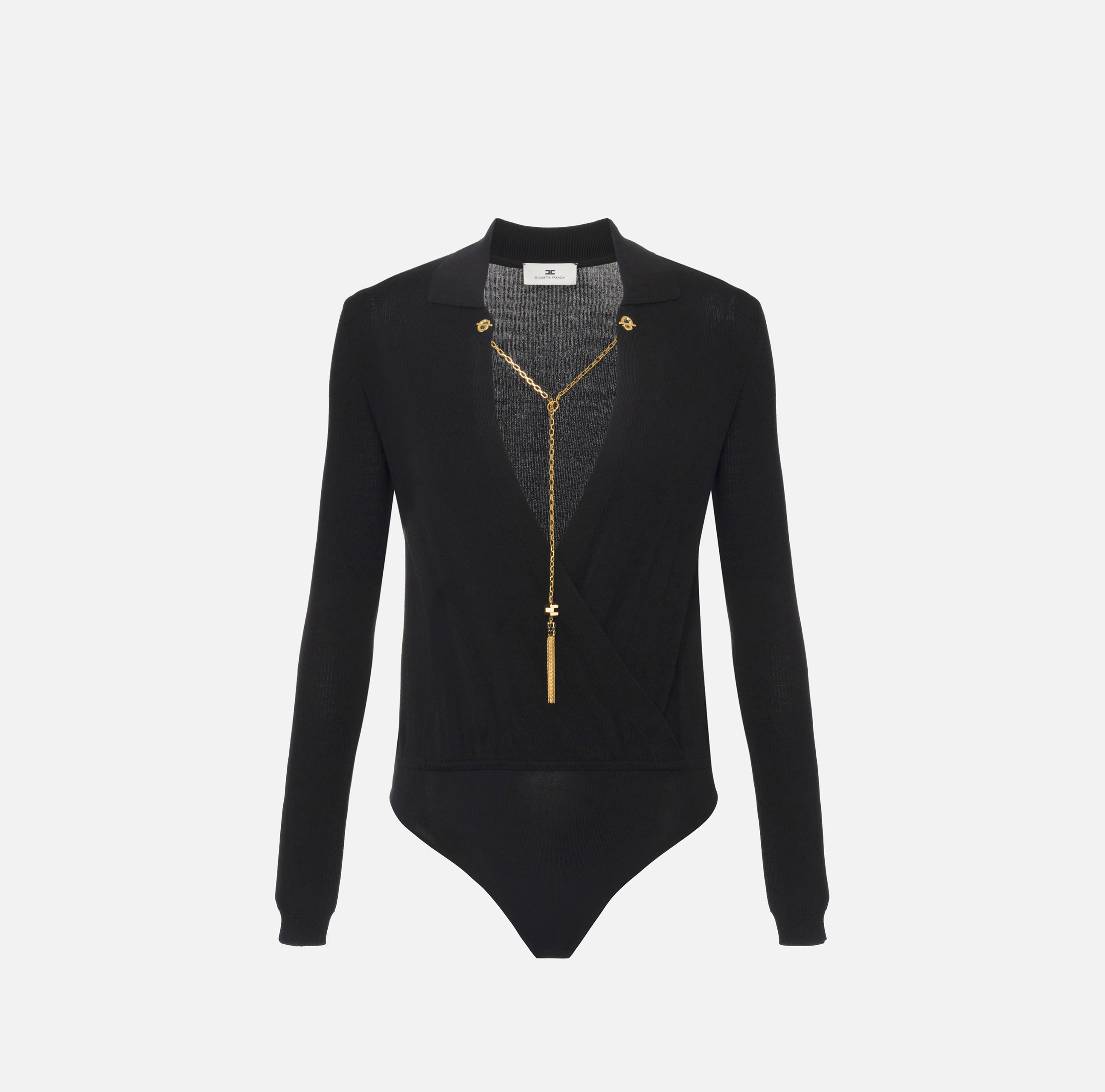 【★完売必至★】ELISABETTA FRANCHI ☆ ジュエル ボディスーツ Elegant Women's Bodysuits - for soirées and special
