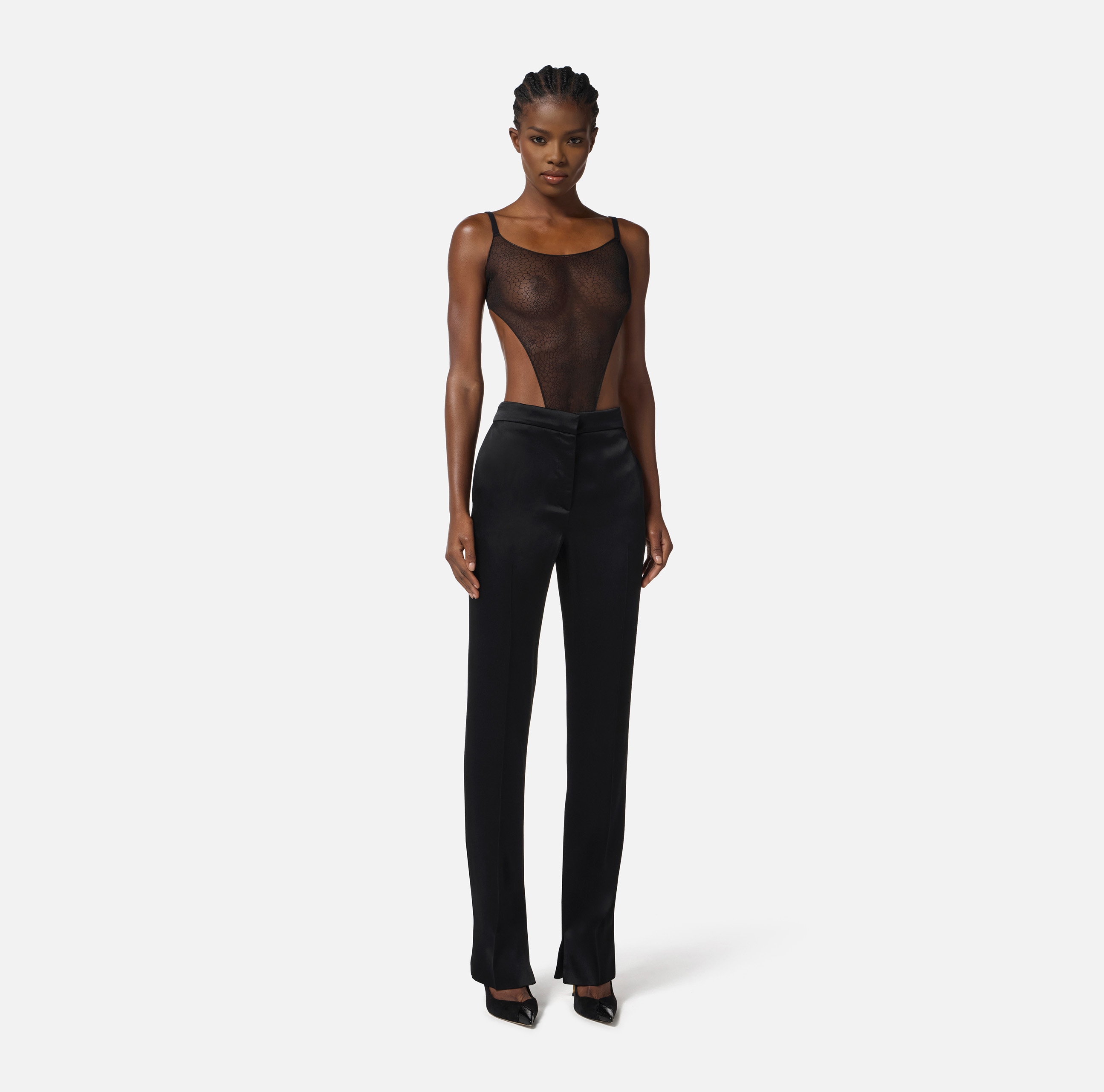 【★完売必至★】ELISABETTA FRANCHI ☆ ジュエル ボディスーツ Elegant Women's Bodysuits - for soirées and special