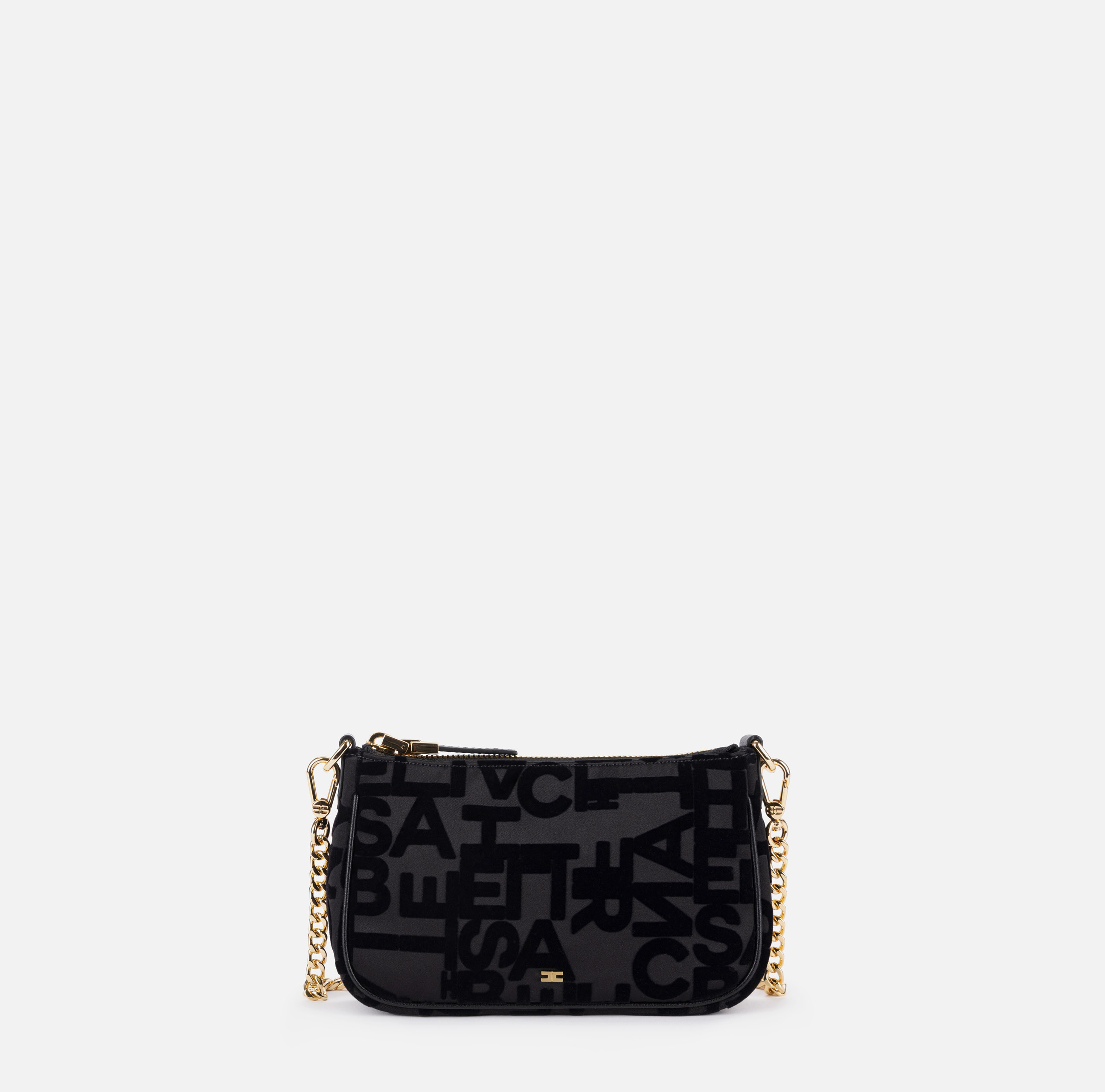 Pochette marron Franchi Arden avec perles neuve avec étiquette