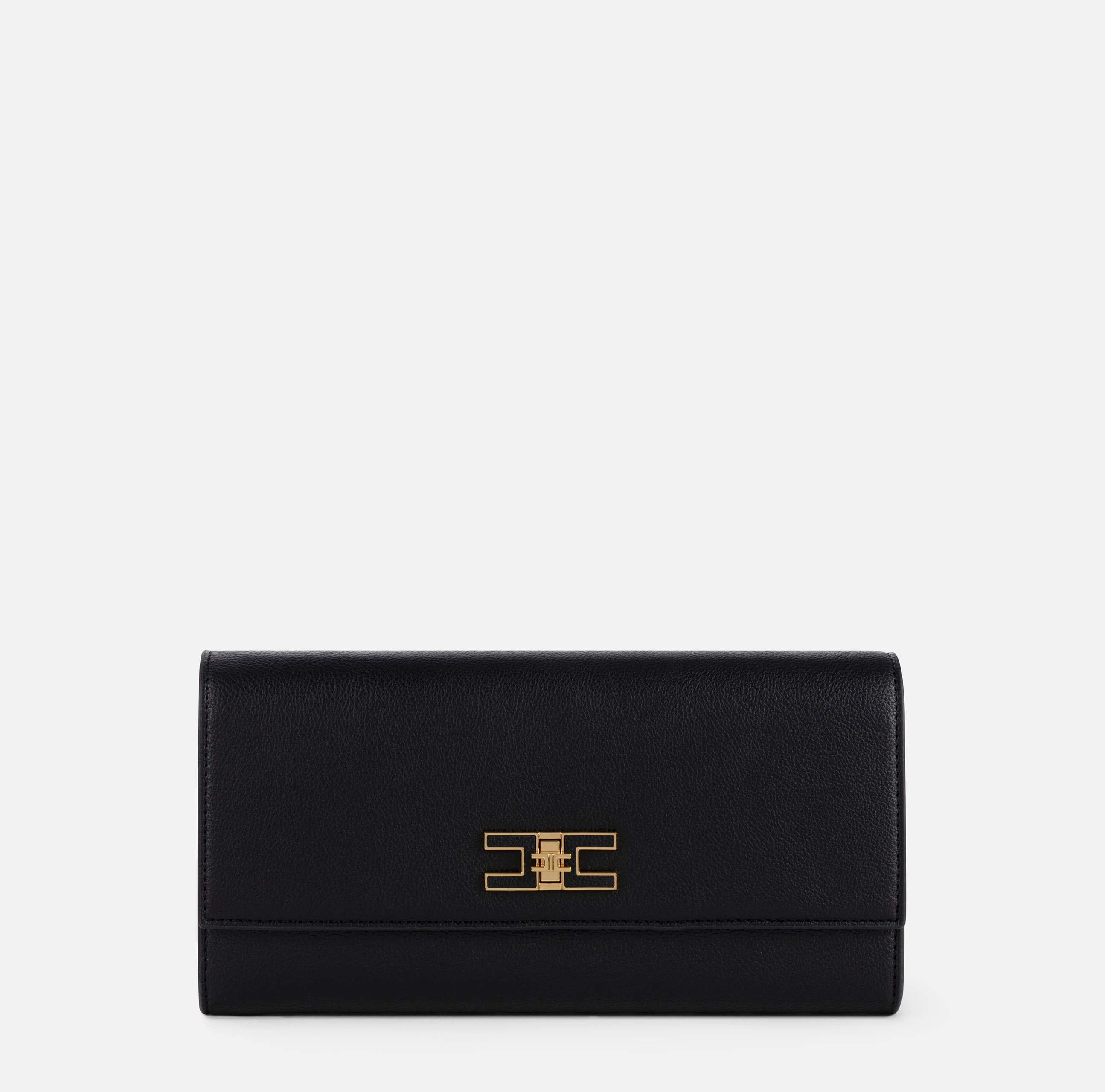 elisabetta franchi Pochette avec bandoulière et plaque logo