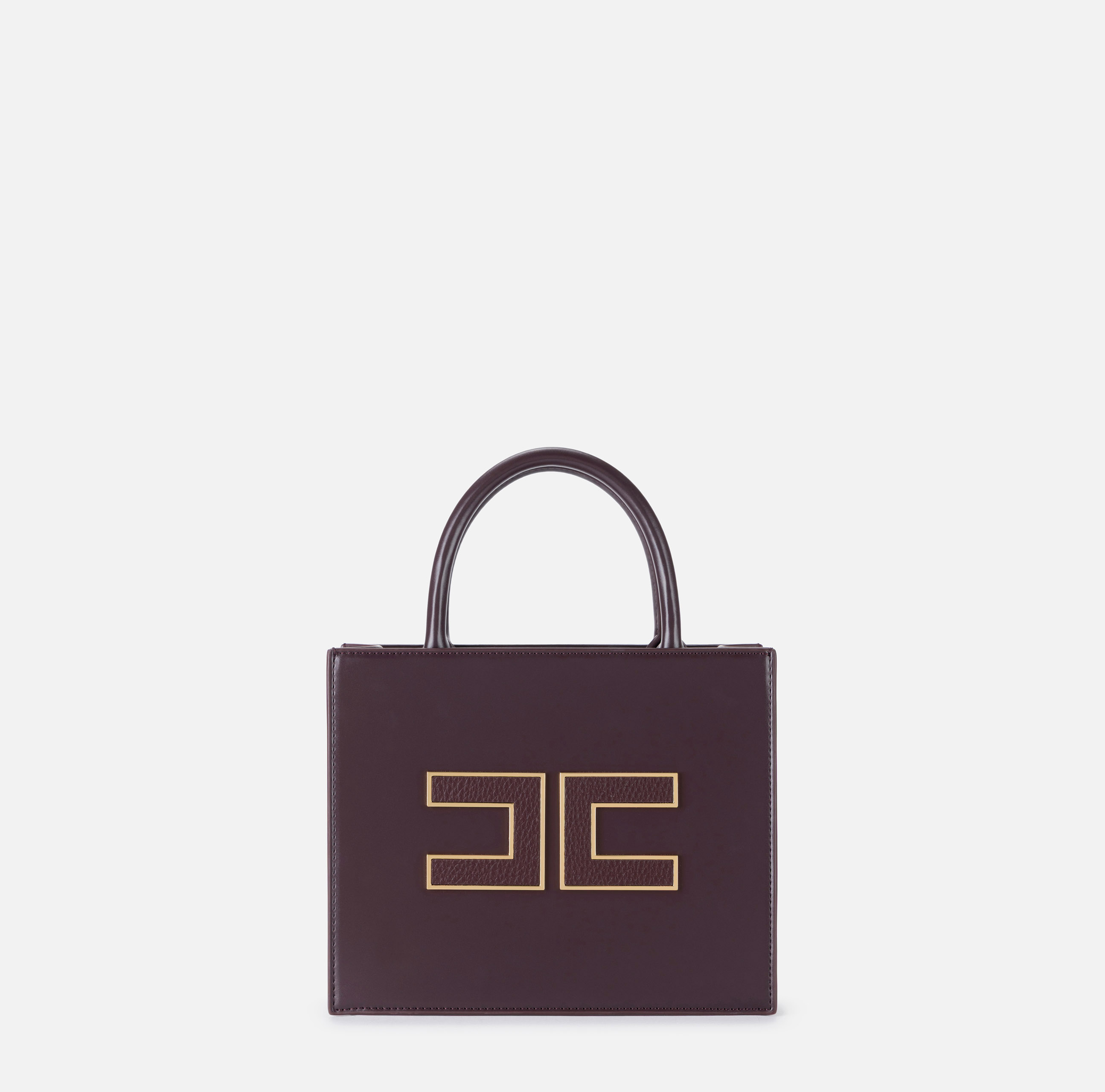 トートバッグ ELISABETTA FRANCHI SMALL LOGO TOTE Elisabetta Franchi Logo-Jacquard Mini Tote Bag in Blue | Lyst