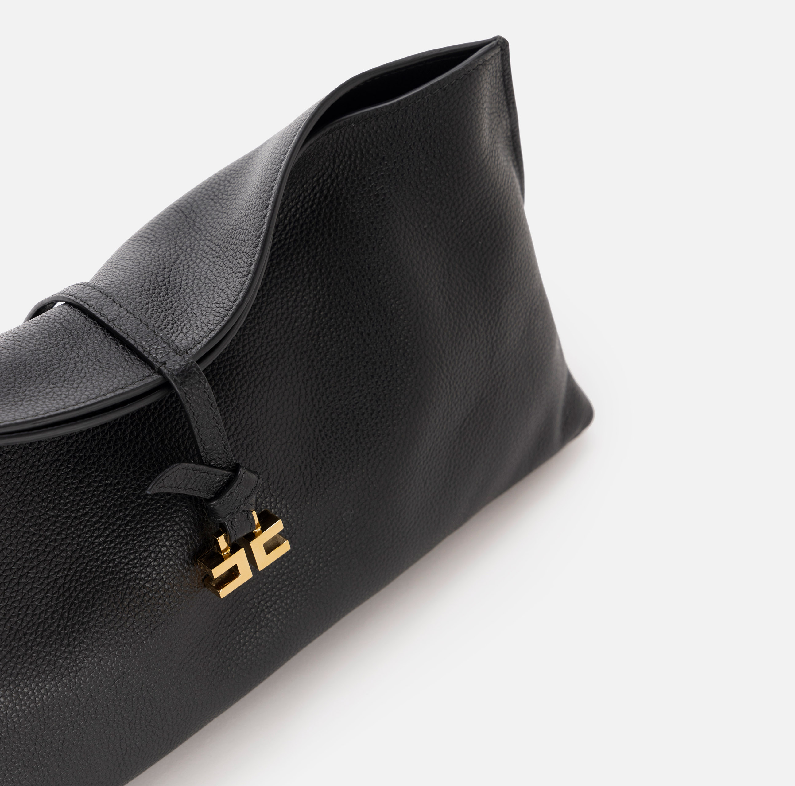 Boulevard leather clutch bag | Elisabetta Franchi