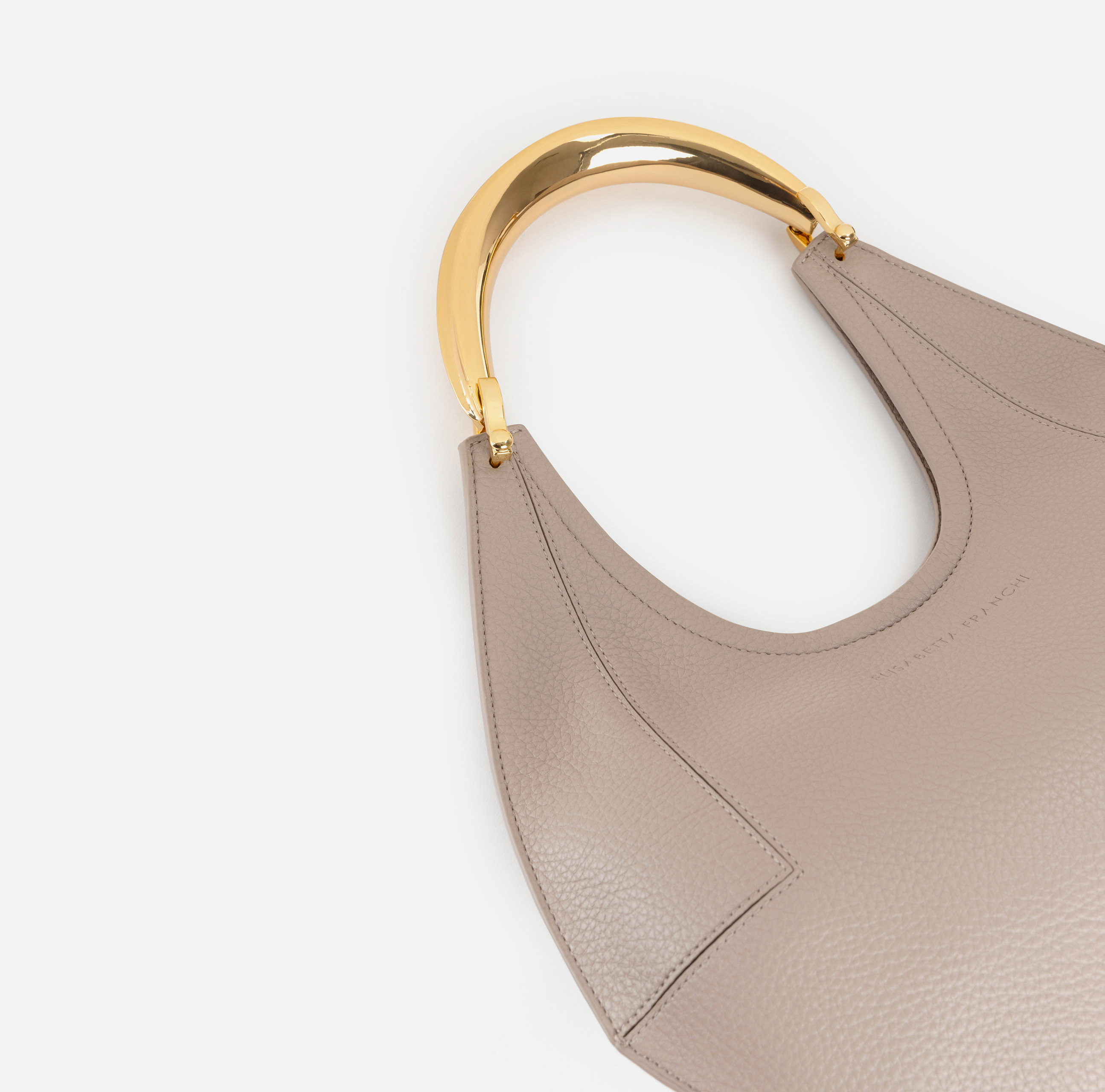 Small hobo bag with jewel handle | Elisabetta Franchi