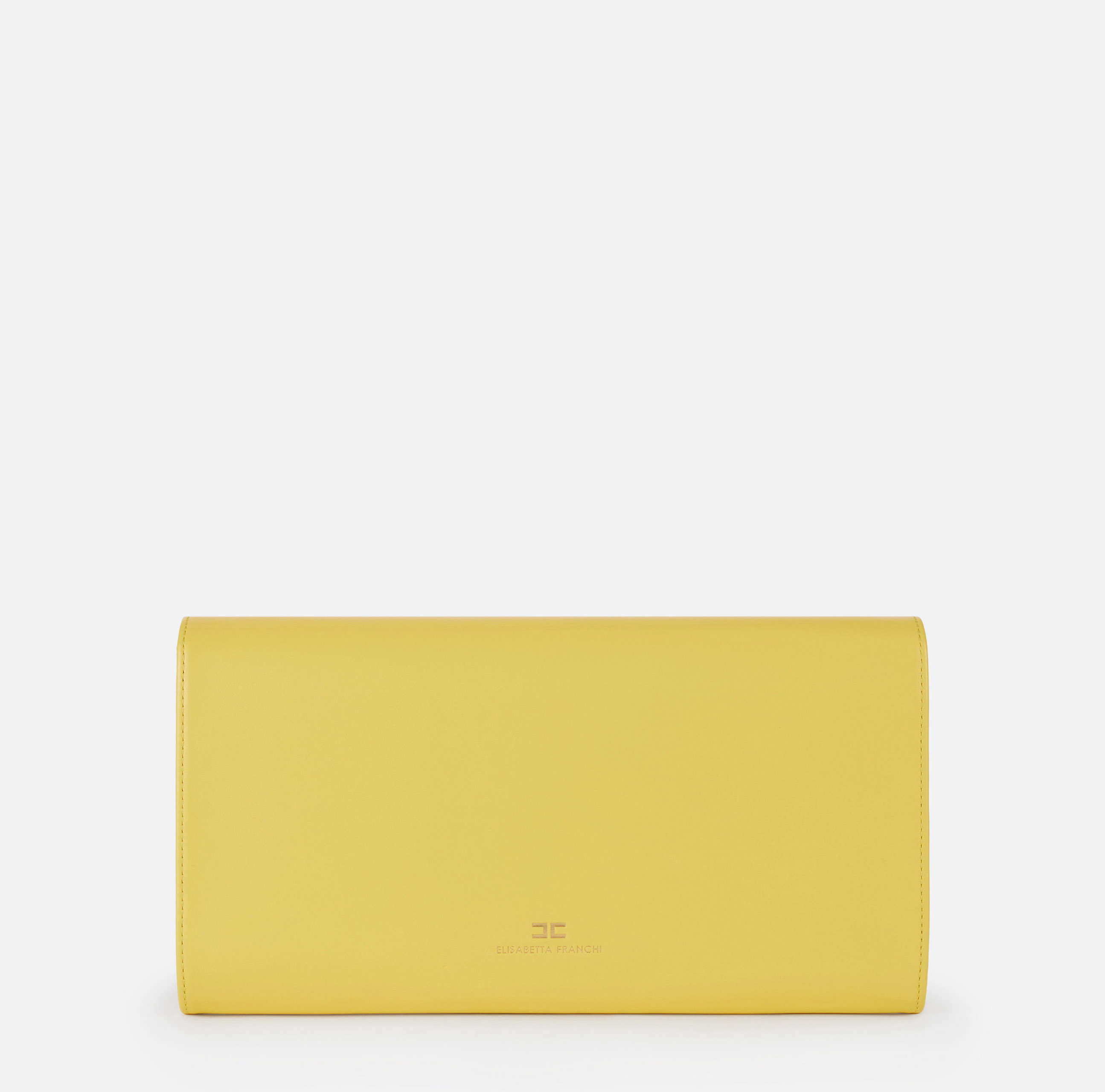 Pouch bag with embossed logo | Elisabetta Franchi