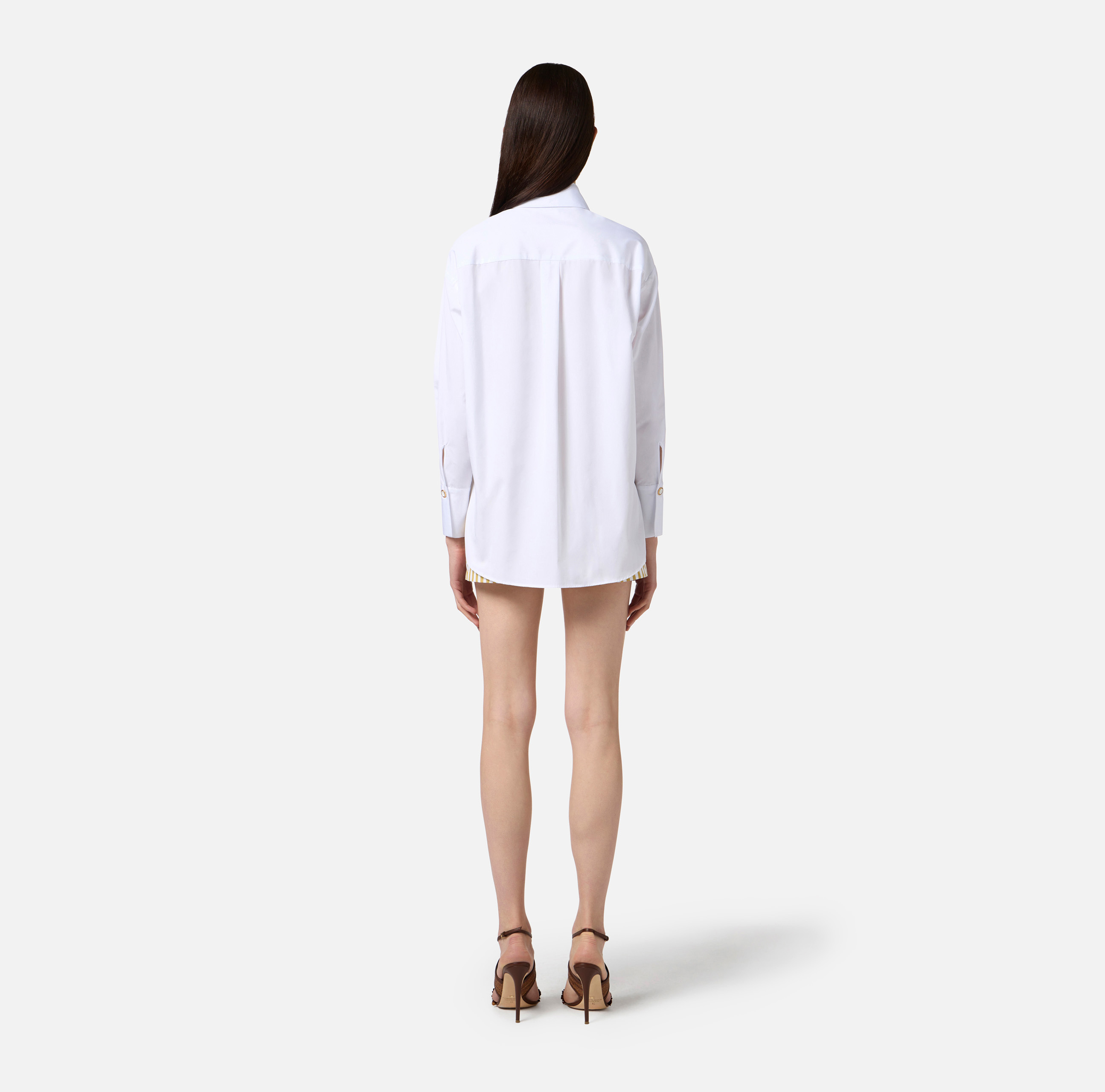 Camicia in georgette con fusciacca | Elisabetta Franchi