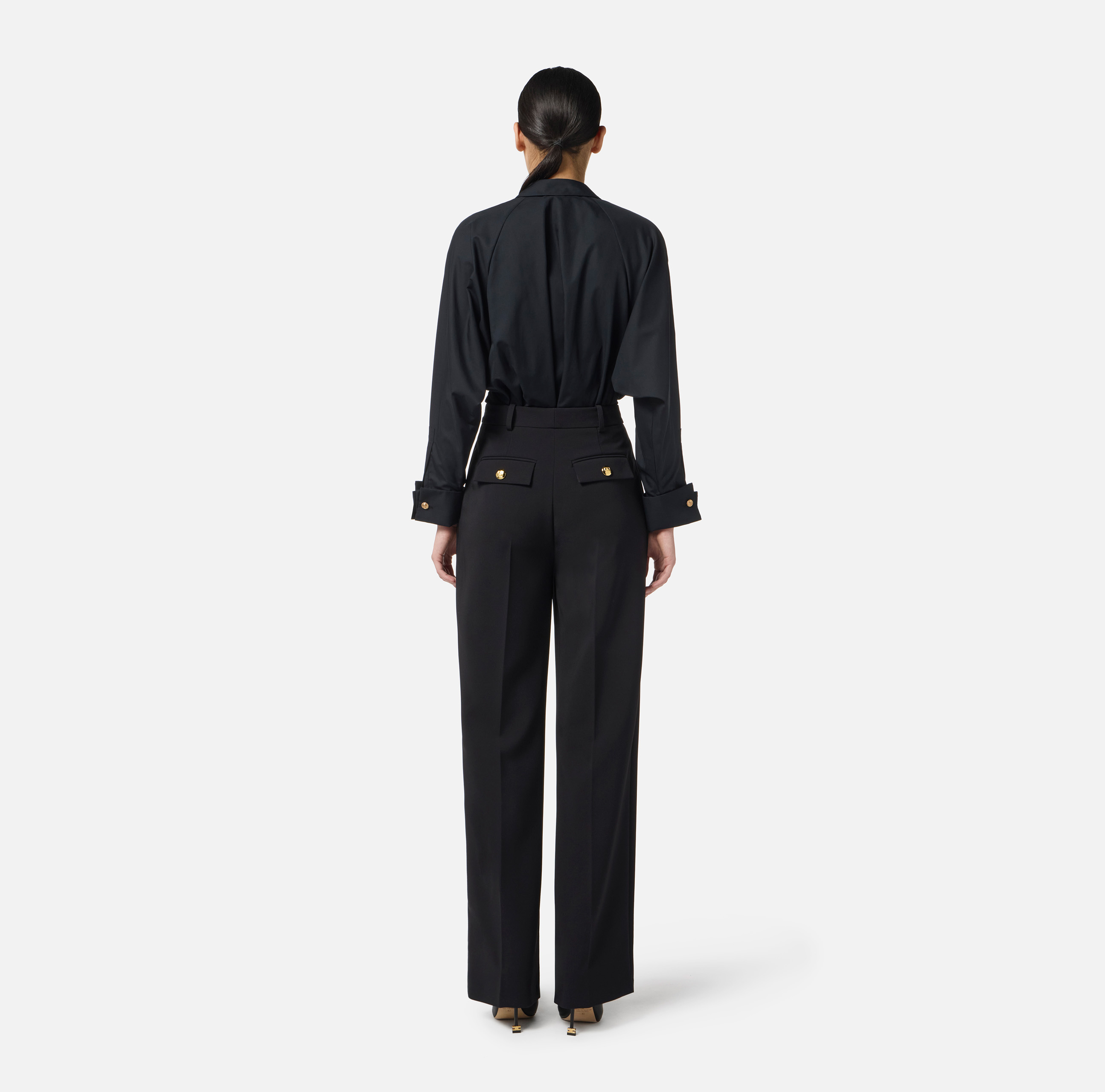 E507/ELISABETTA FRANCHI デニムブラウス ピンタック 40 E507/ELISABETTA FRANCHI デニムブラウス ピンタック 40 - メルカリ