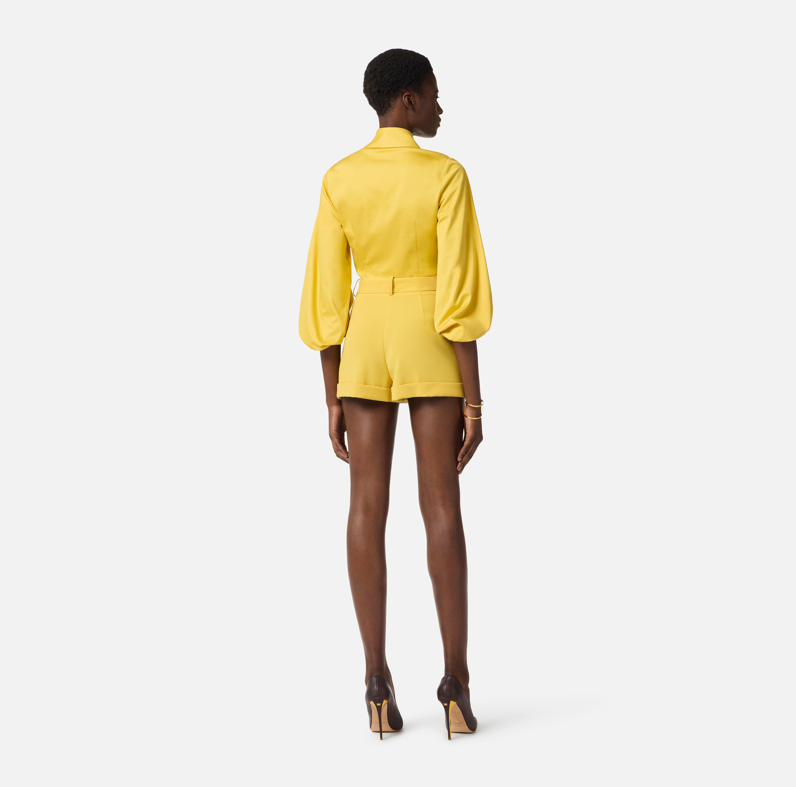 ELISABETTA FRANCHI カジュアルシャツ S 黄 【古着】【中古】【送料無料】 Elisabetta Franchi Front Zip Shirtdress – Bluefly