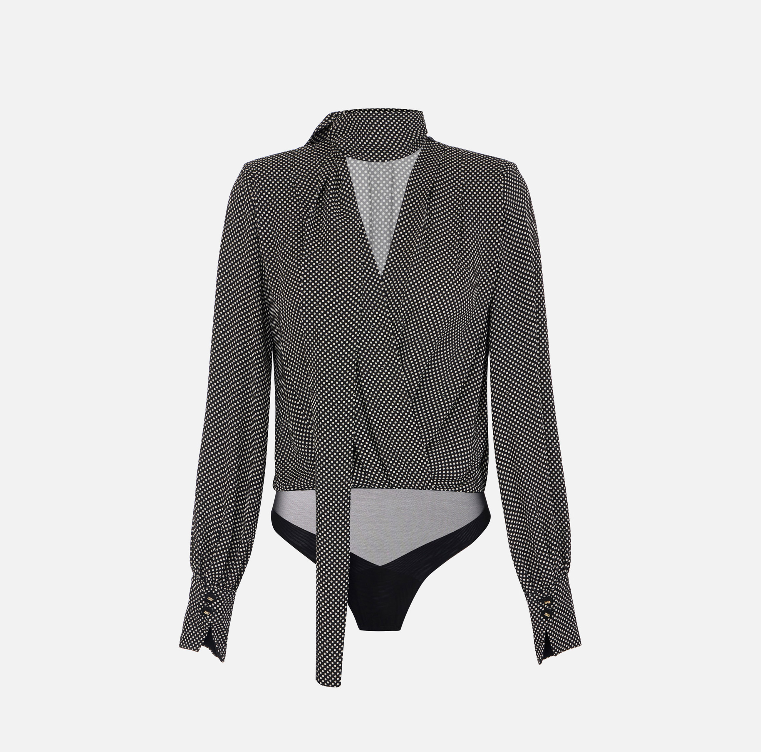 Bodysuit with polka dot print | Elisabetta Franchi