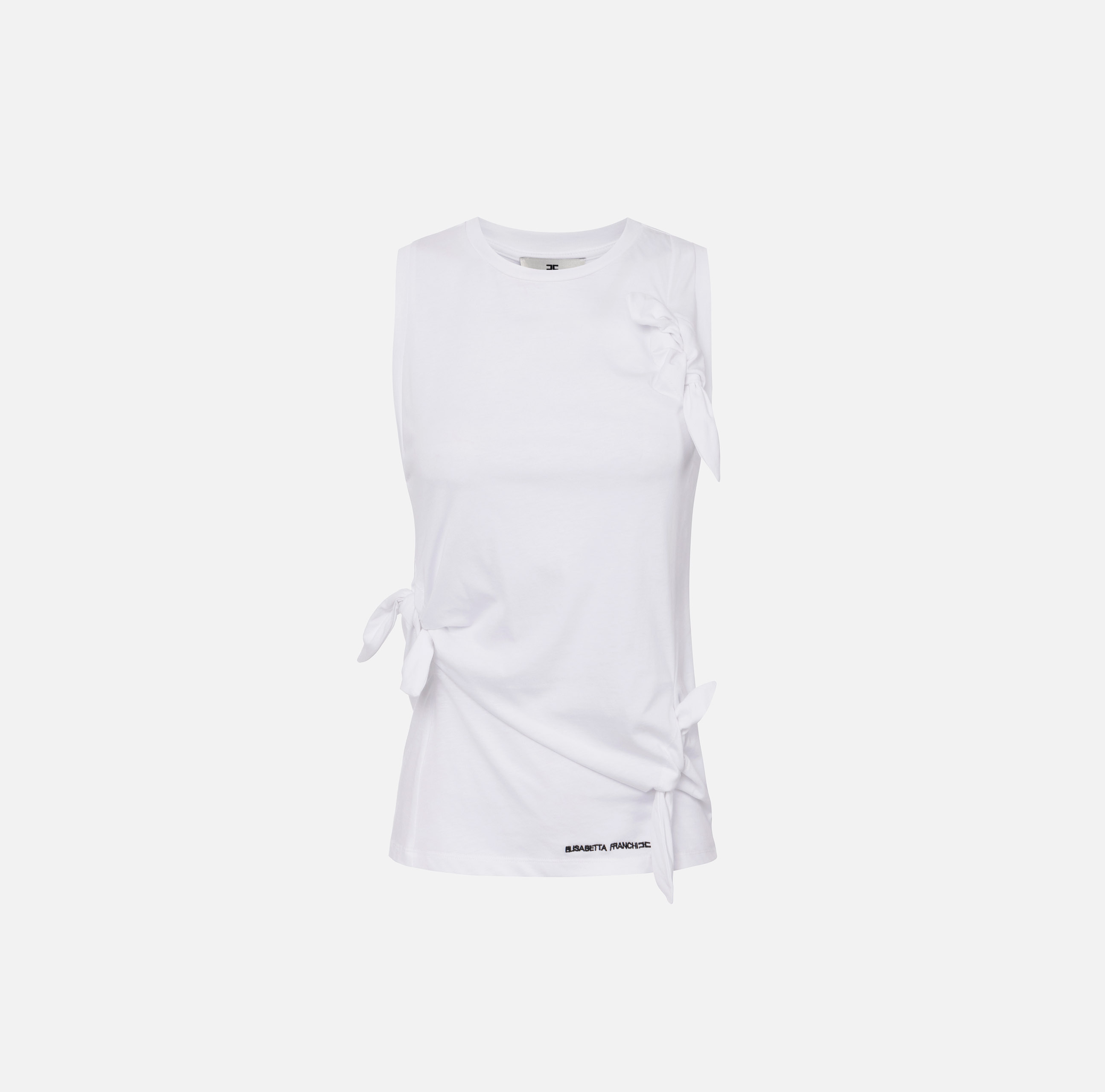 elisabetta franchi Débardeur en jersey avec nœuds