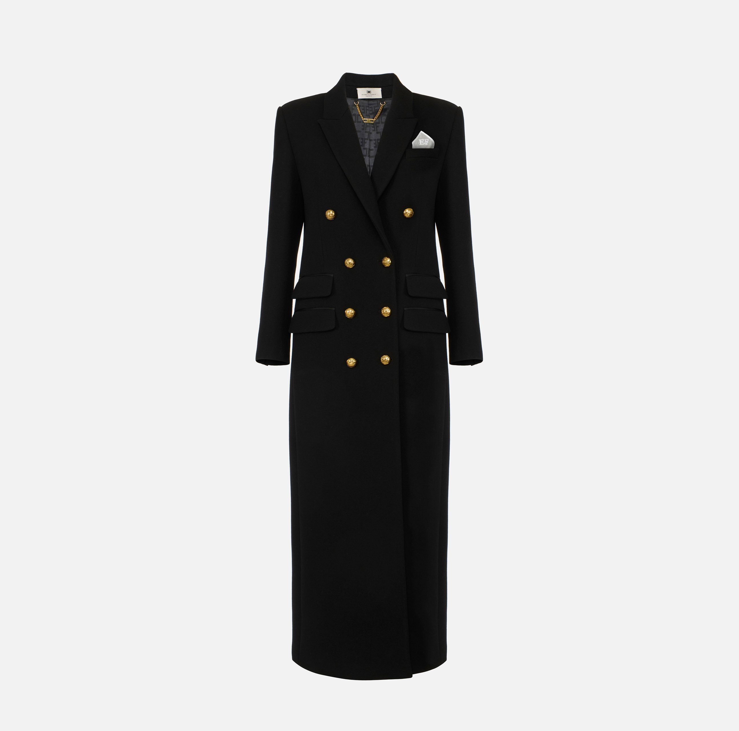 Coat in wool cloth | Elisabetta Franchi Coat in wool cloth | Elisabetta Franchi