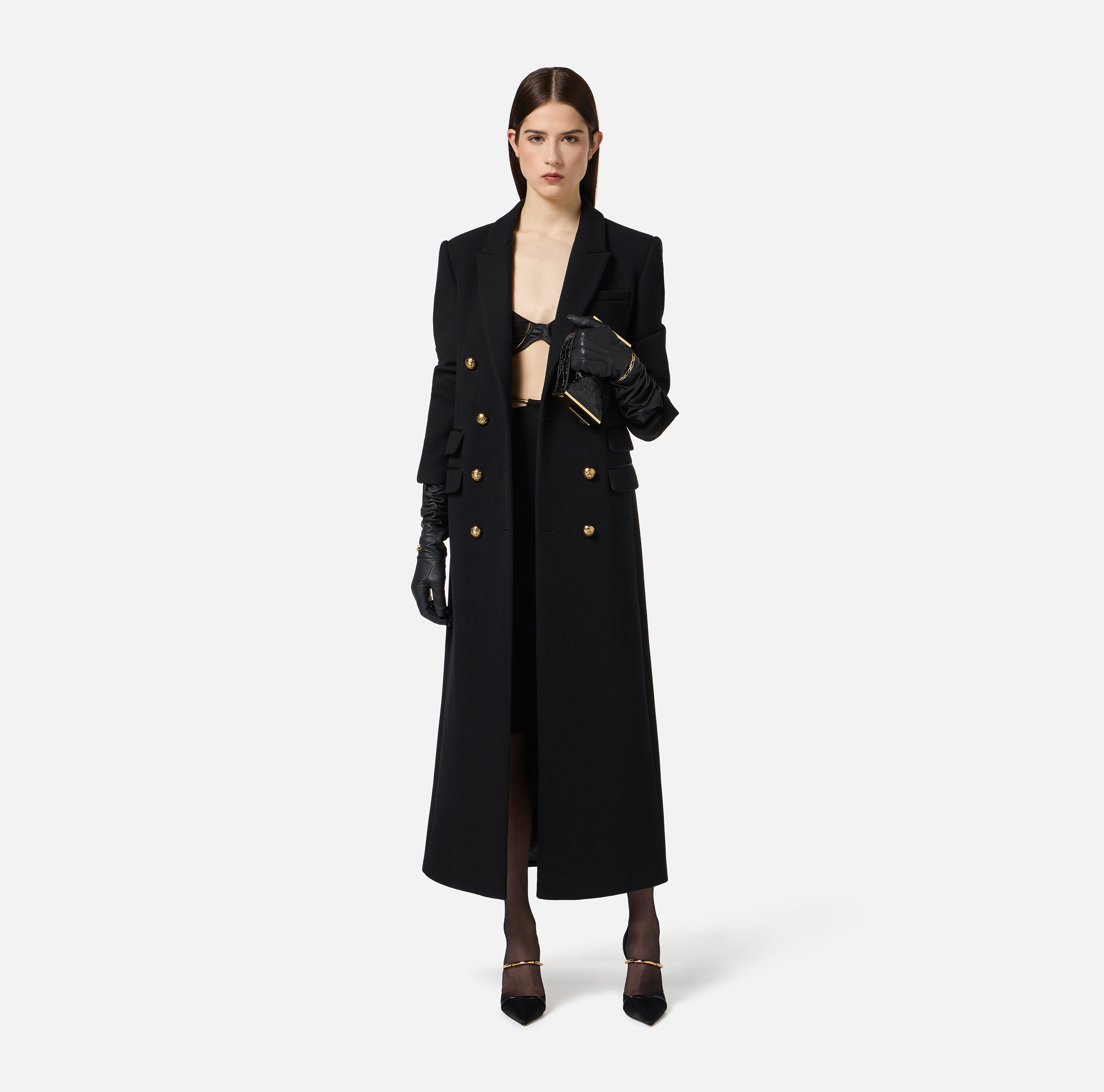 【24SS NEW】ELISABETTA FRANCHI / クロップドジャケット / 2色 ELISABETTA FRANCHI AUTUMN WINTER 2023/24 PRE-COLLECTION - DAFC