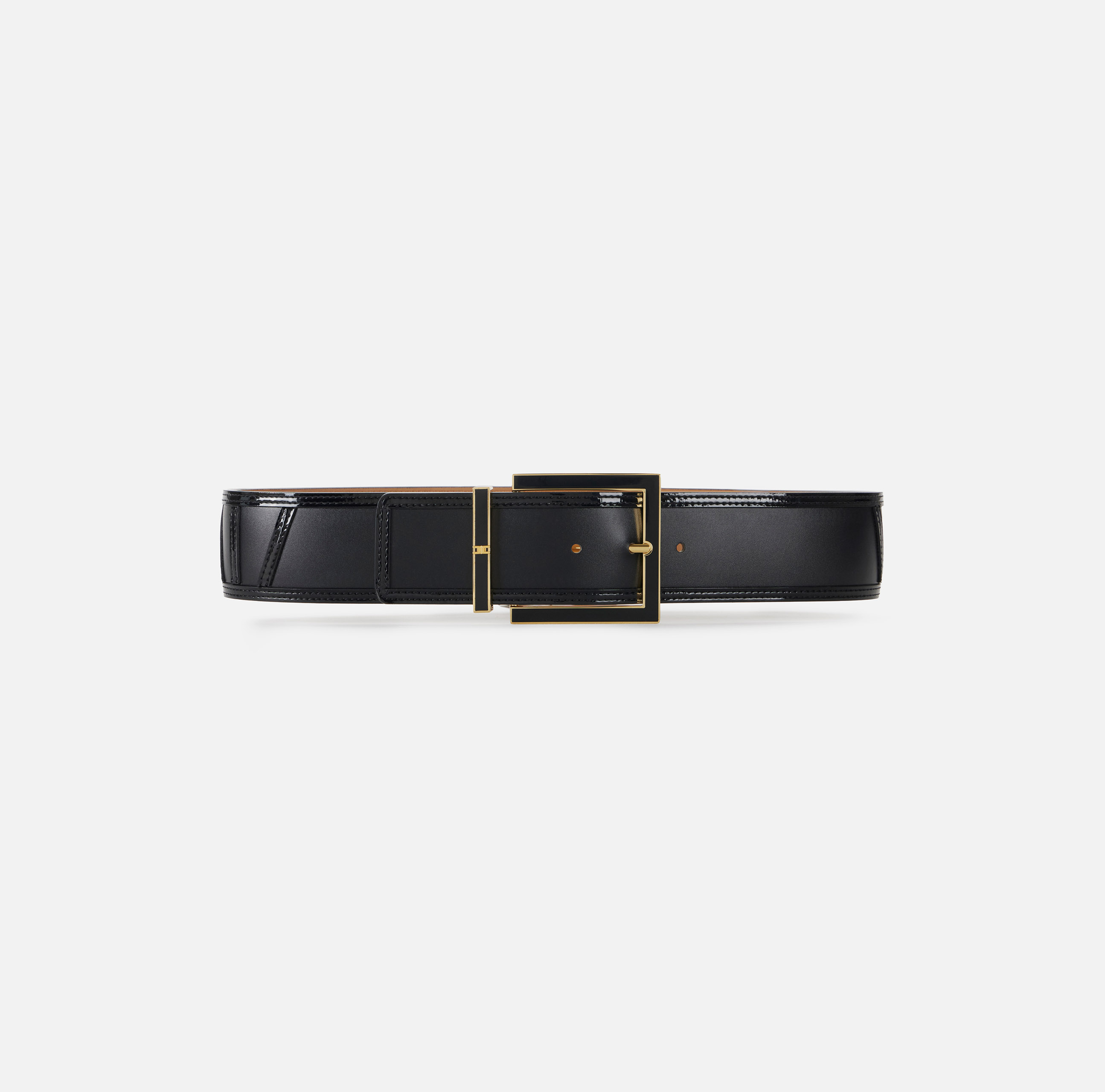 Belt with enamelled buckle | Elisabetta Franchi