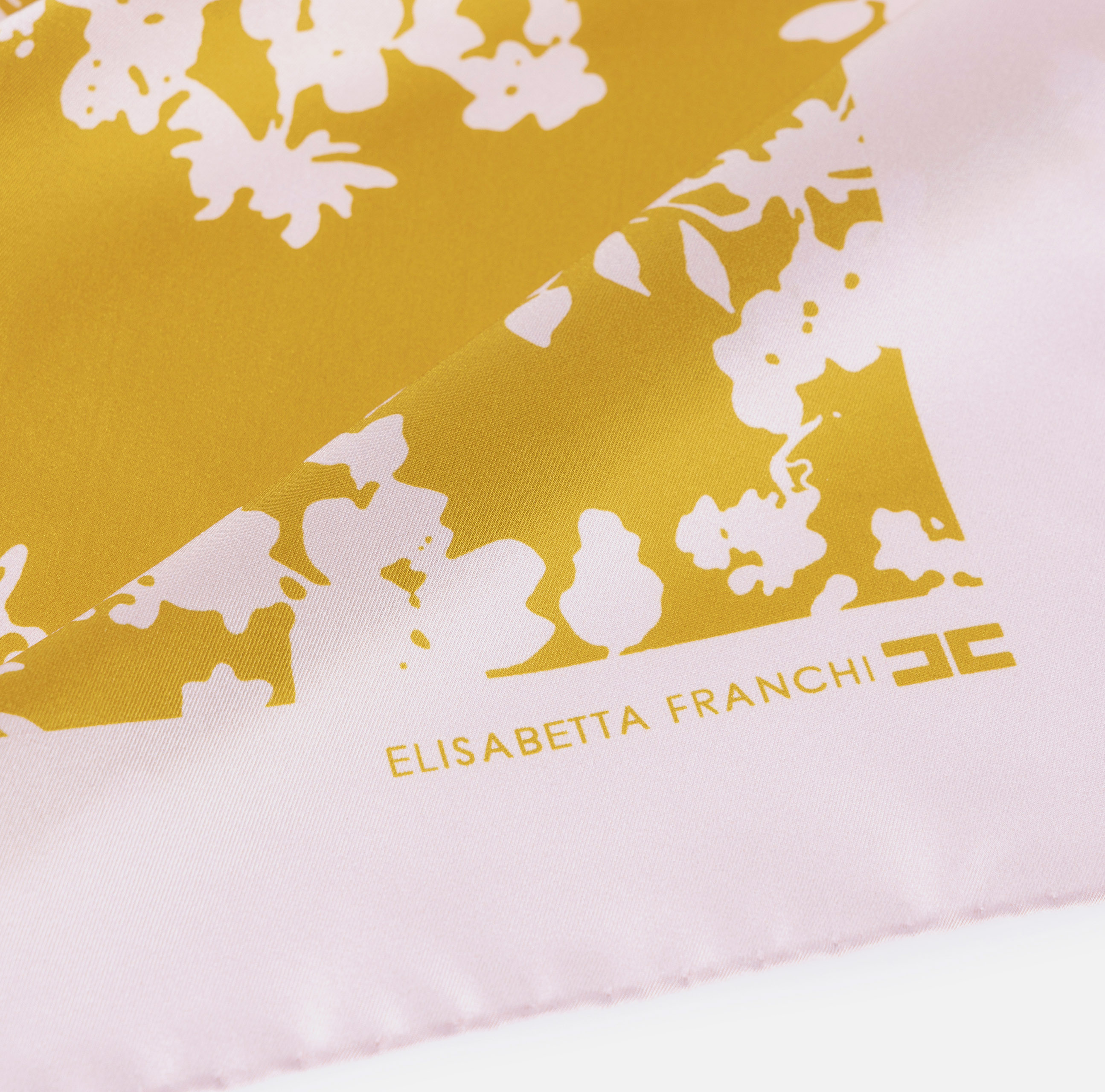 スカーフ ELISABETTA FRANCHI Woman Scarf Lemon SC03F DC7 Women's scarves from Elisabetta Franchi