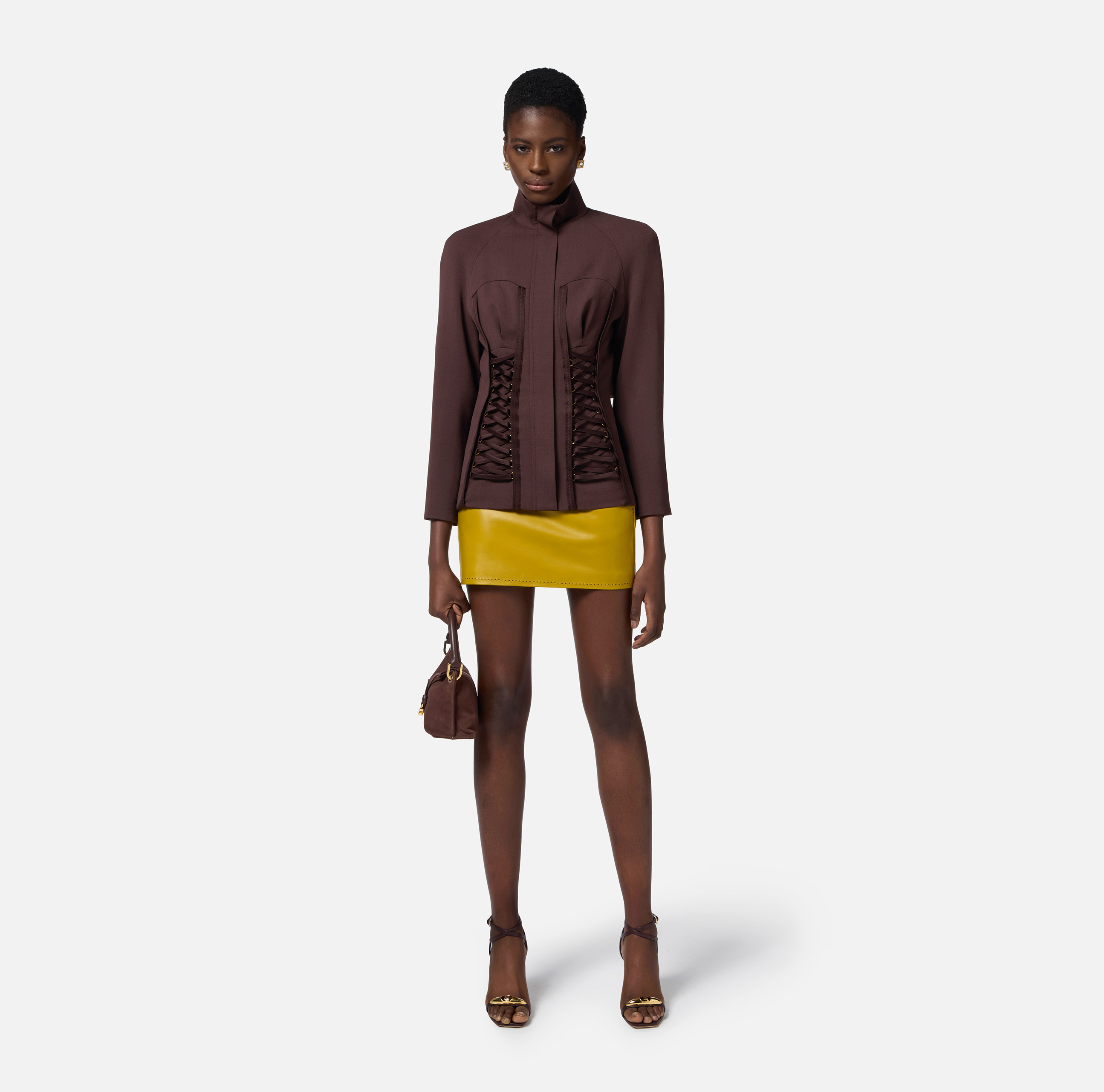 アウターその他 ELISABETTA FRANCHI Women Outer GI14251E2193 Yellow ELISABETTA FRANCHI(エリザベッタ フランキ) アウターその他