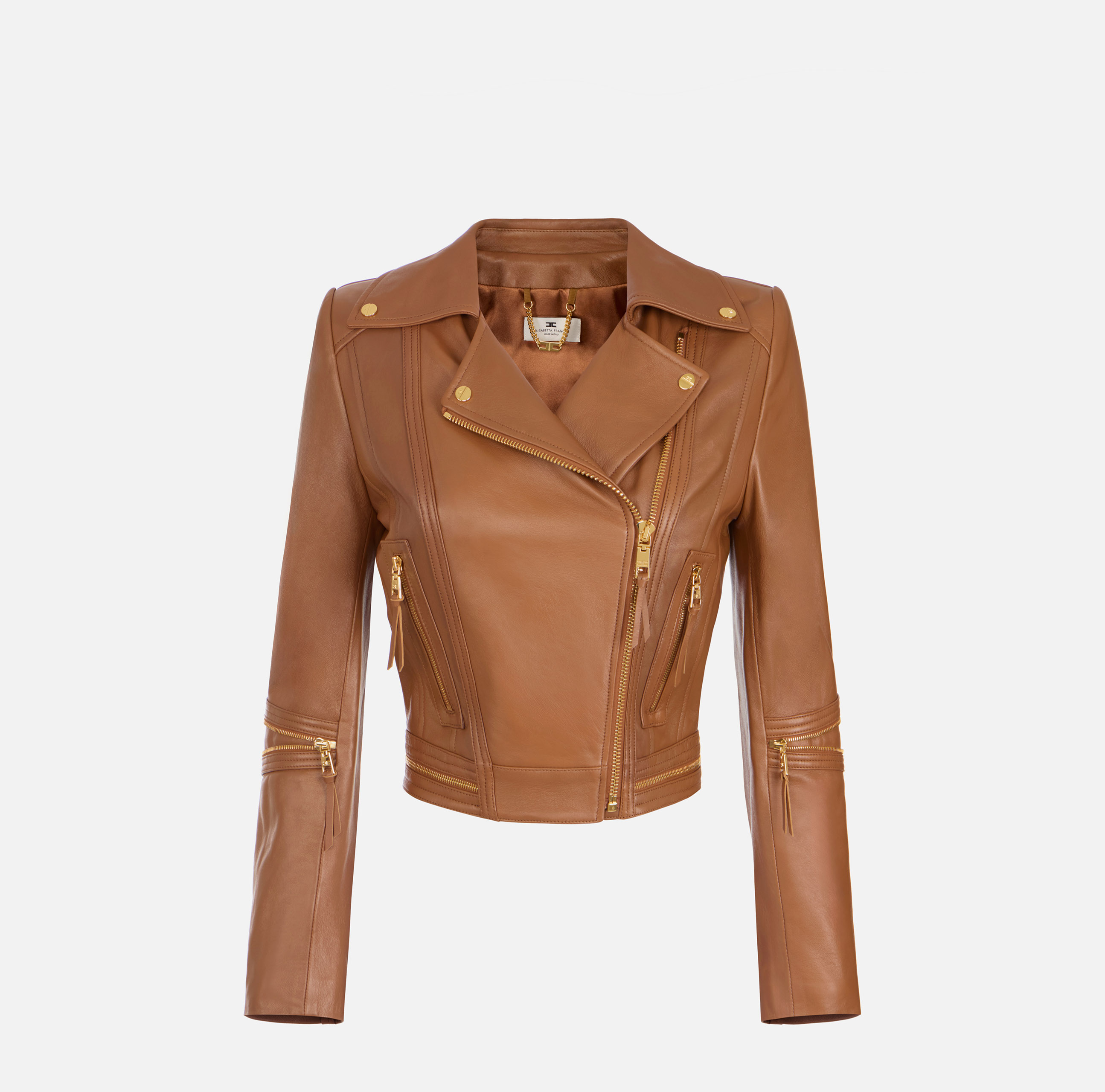 Women's Leather Jackets Elisabetta Franchi | Buy them