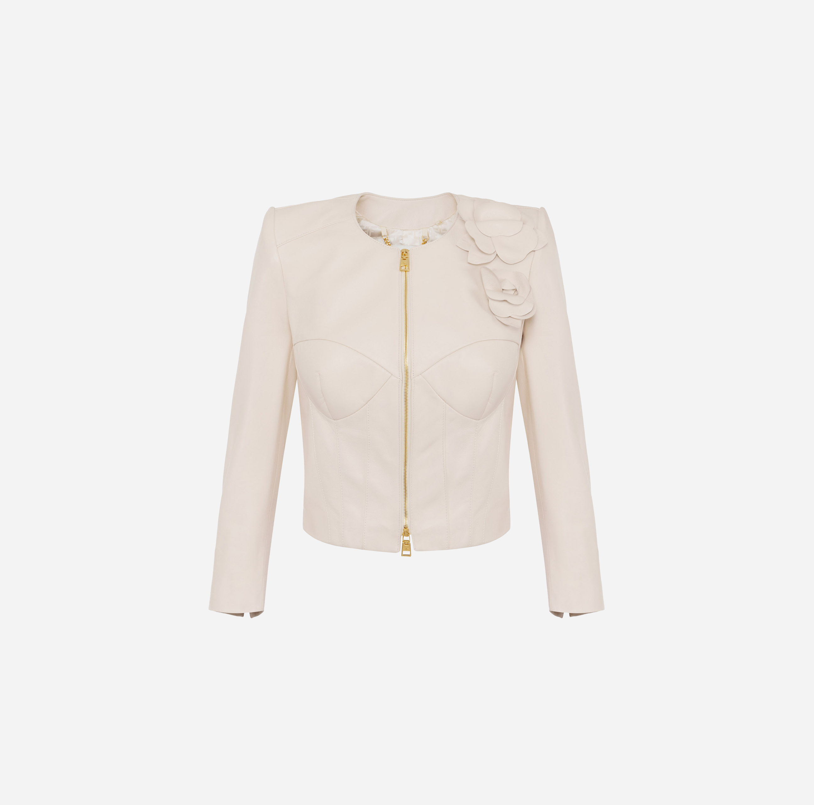 Women's Leather Jackets Elisabetta Franchi | Buy them